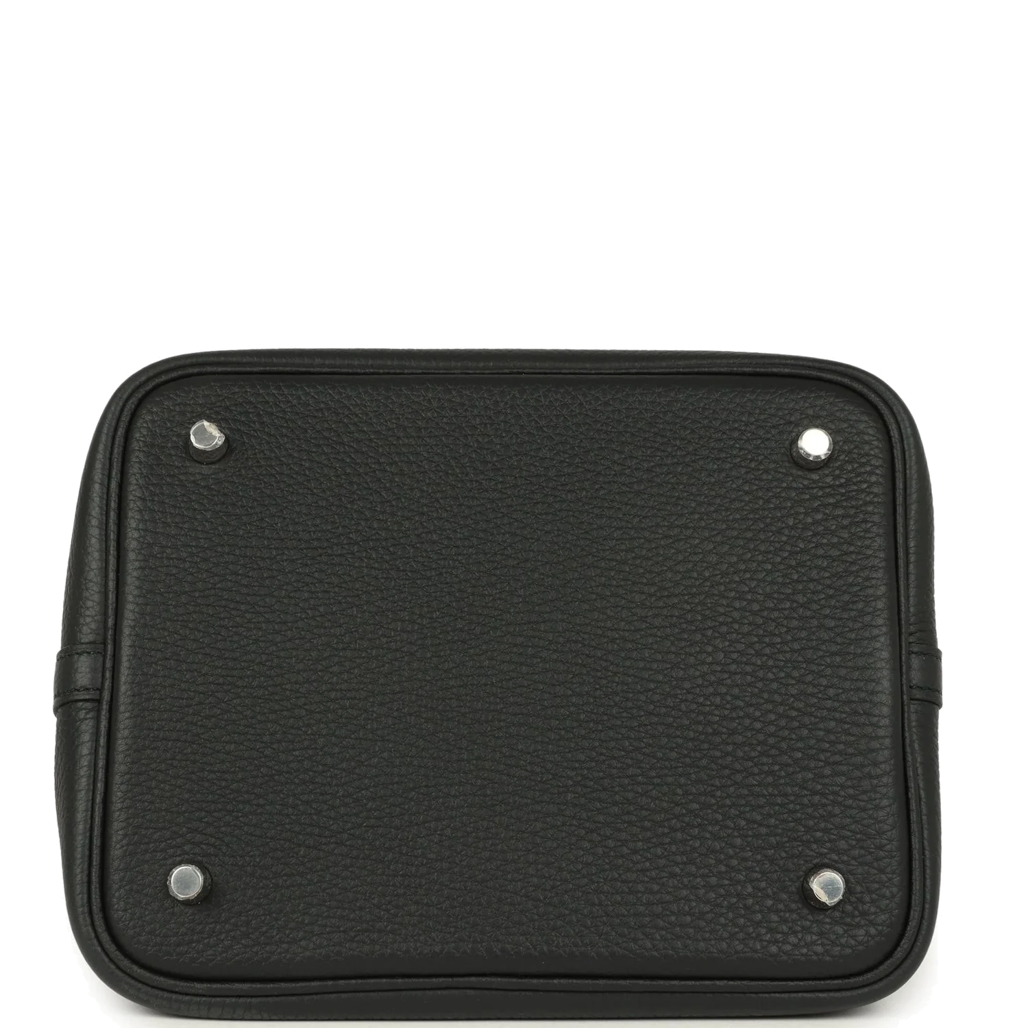 Hermes Picotin Lock 22 Black Clemence Palladium Hardware — фото 7