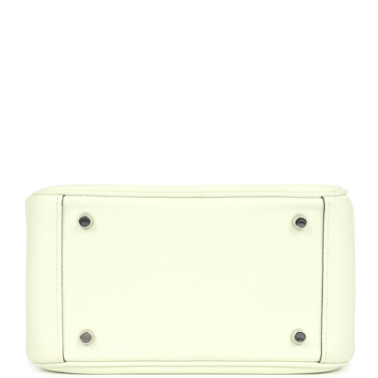 Hermes Mini Lindy Vert Fizz Swift and Matte Alligator Touch Palladium Hardware — фото 7