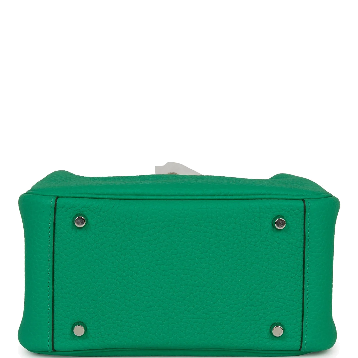 Hermes Mini Lindy Menthe Clemence Palladium Hardware — фото 7