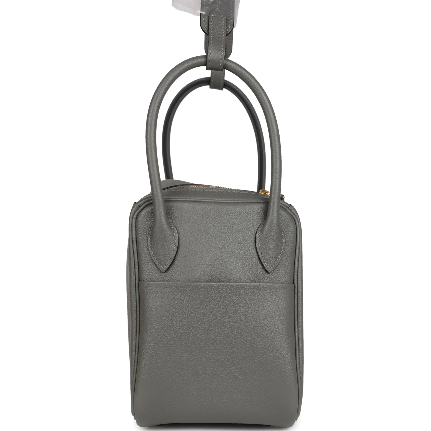 Hermes Lindy 26 Gris Meyer Evercolor Gold Hardware — фото 4