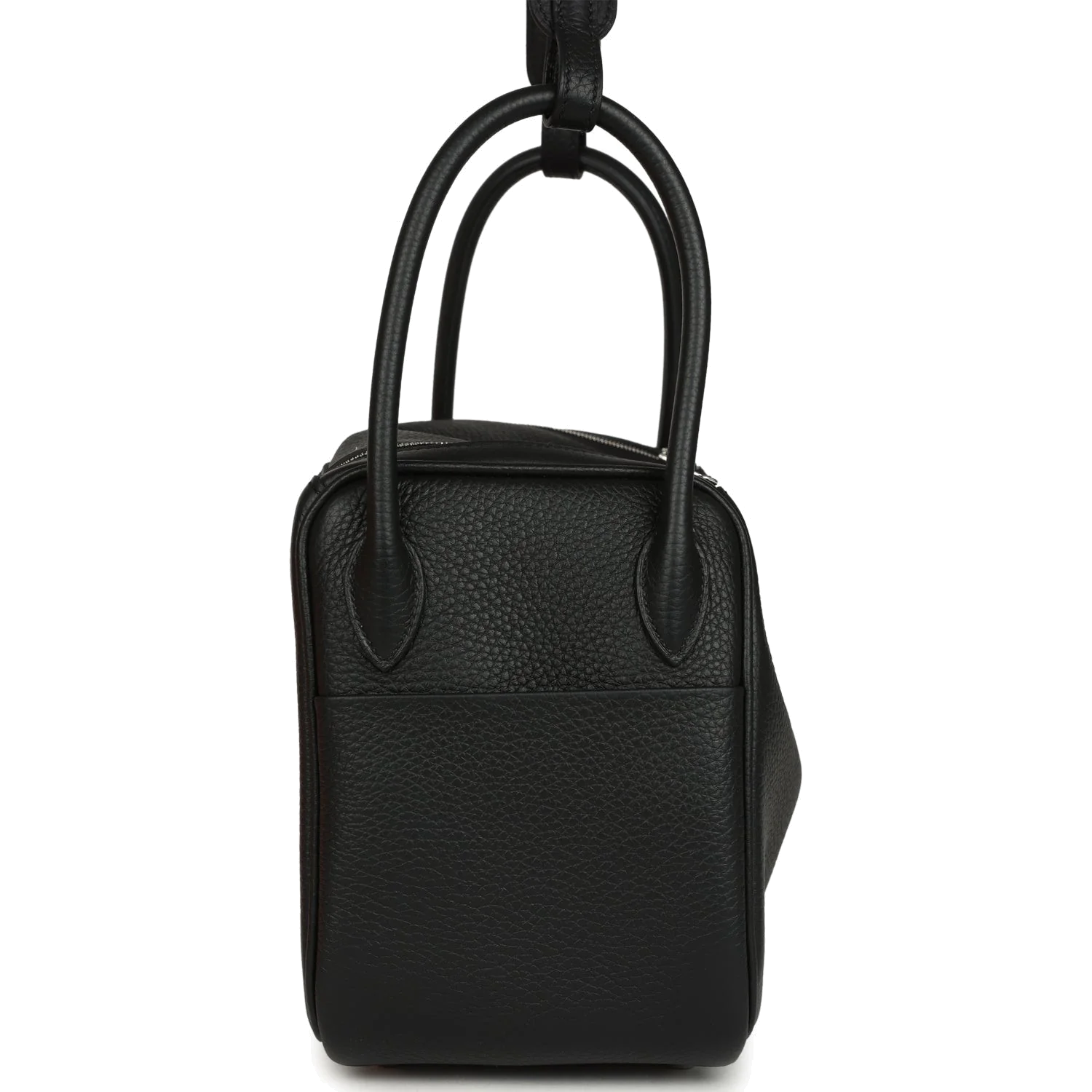 Hermes Lindy 26 Black Clemence Palladium Hardware — фото 4