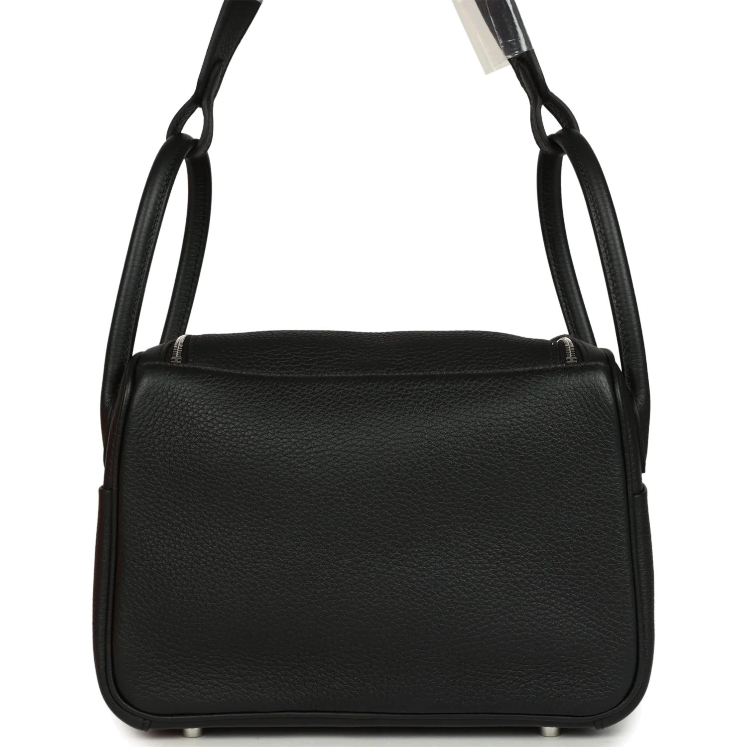 Hermes Lindy 26 Black Clemence Palladium Hardware — фото 5