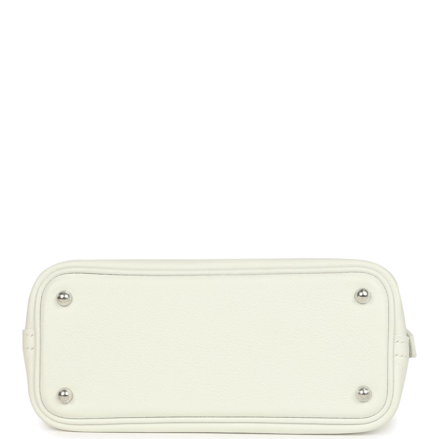 Hermes 1923 Bolide Mini New White Evercolor Palladium Hardware — фото 7