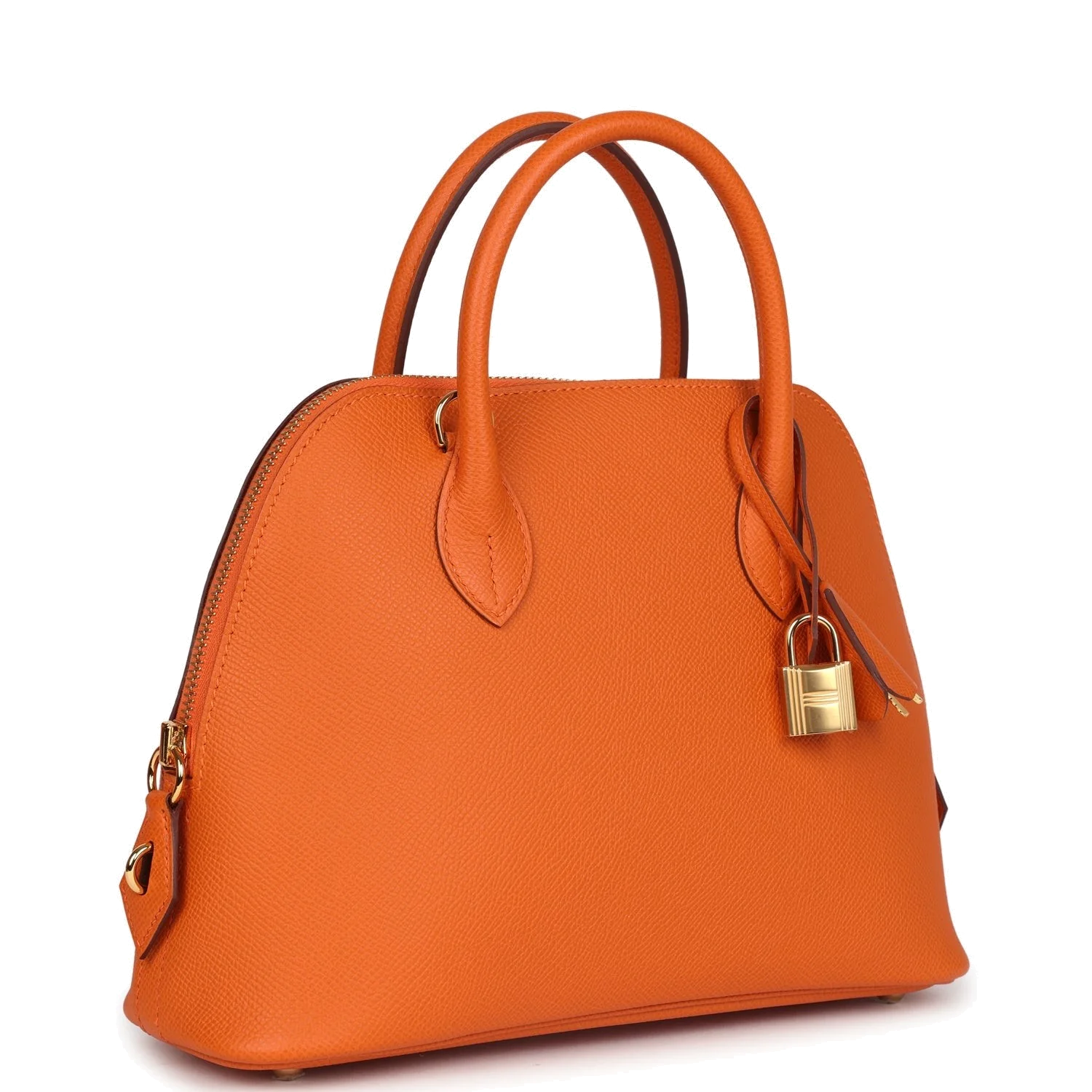 Hermes 1923 Bolide 25 Orange Epsom Gold Hardware — фото 3