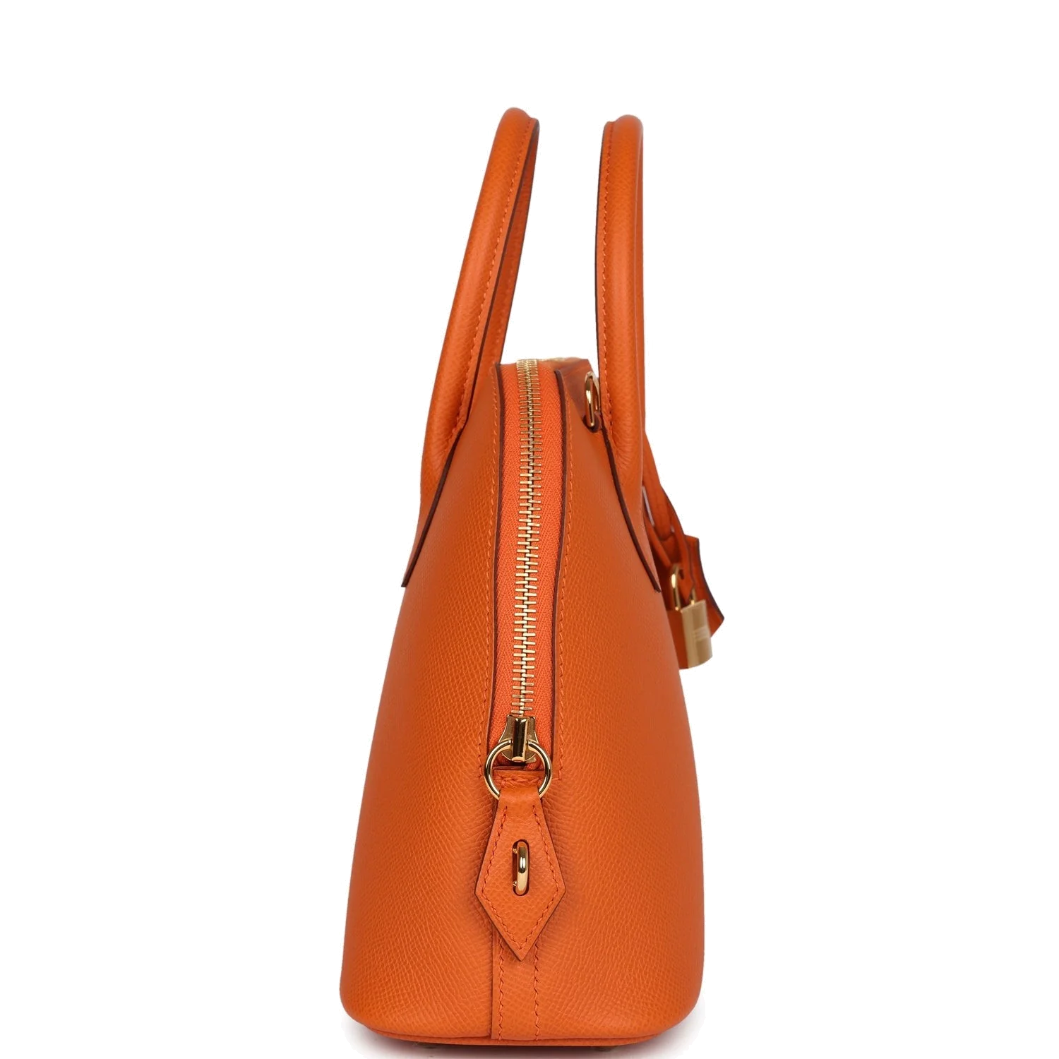 Hermes 1923 Bolide 25 Orange Epsom Gold Hardware — фото 4