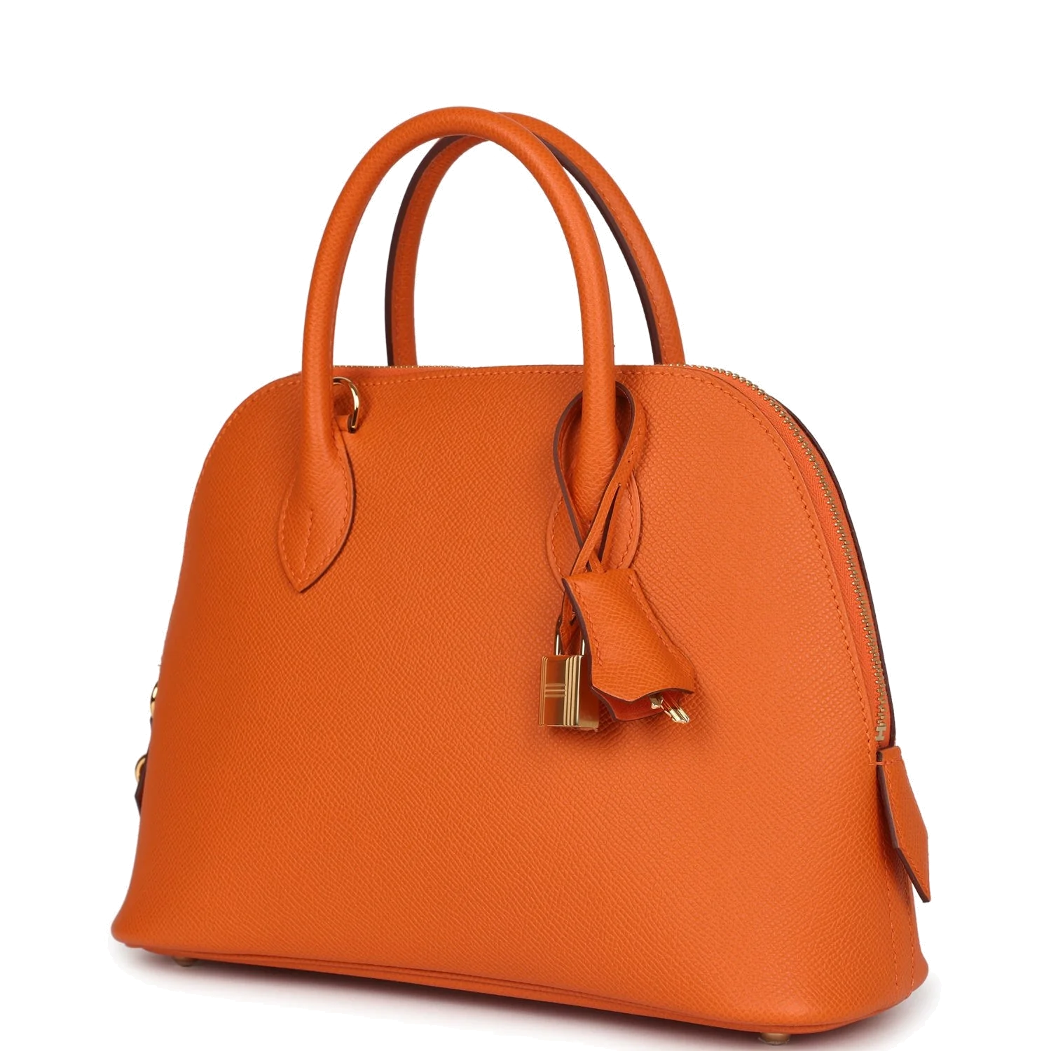 Hermes 1923 Bolide 25 Orange Epsom Gold Hardware — фото 6