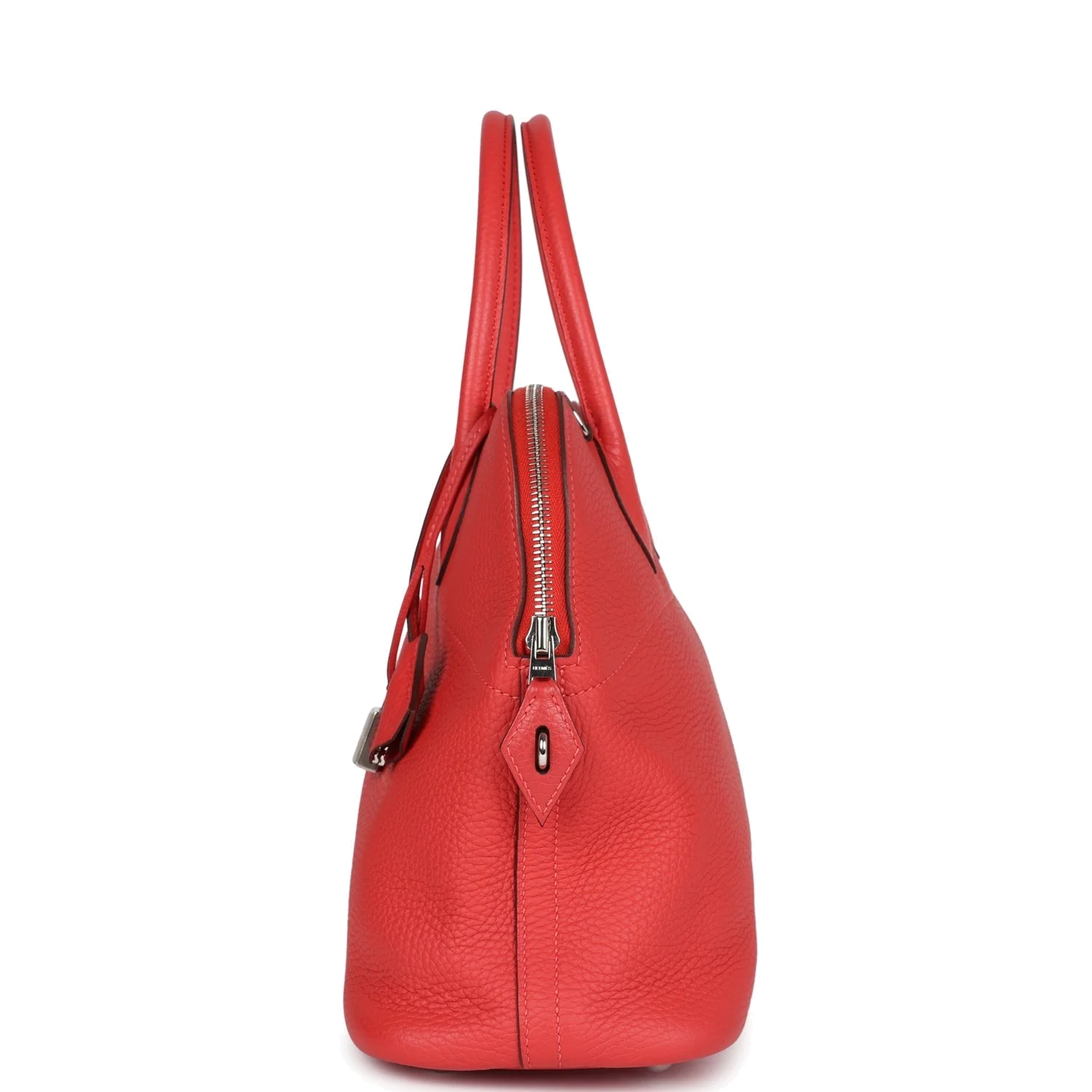 Hermes Bolide 31 Rouge Pivoine Clemence Palladium Hardware — фото 4