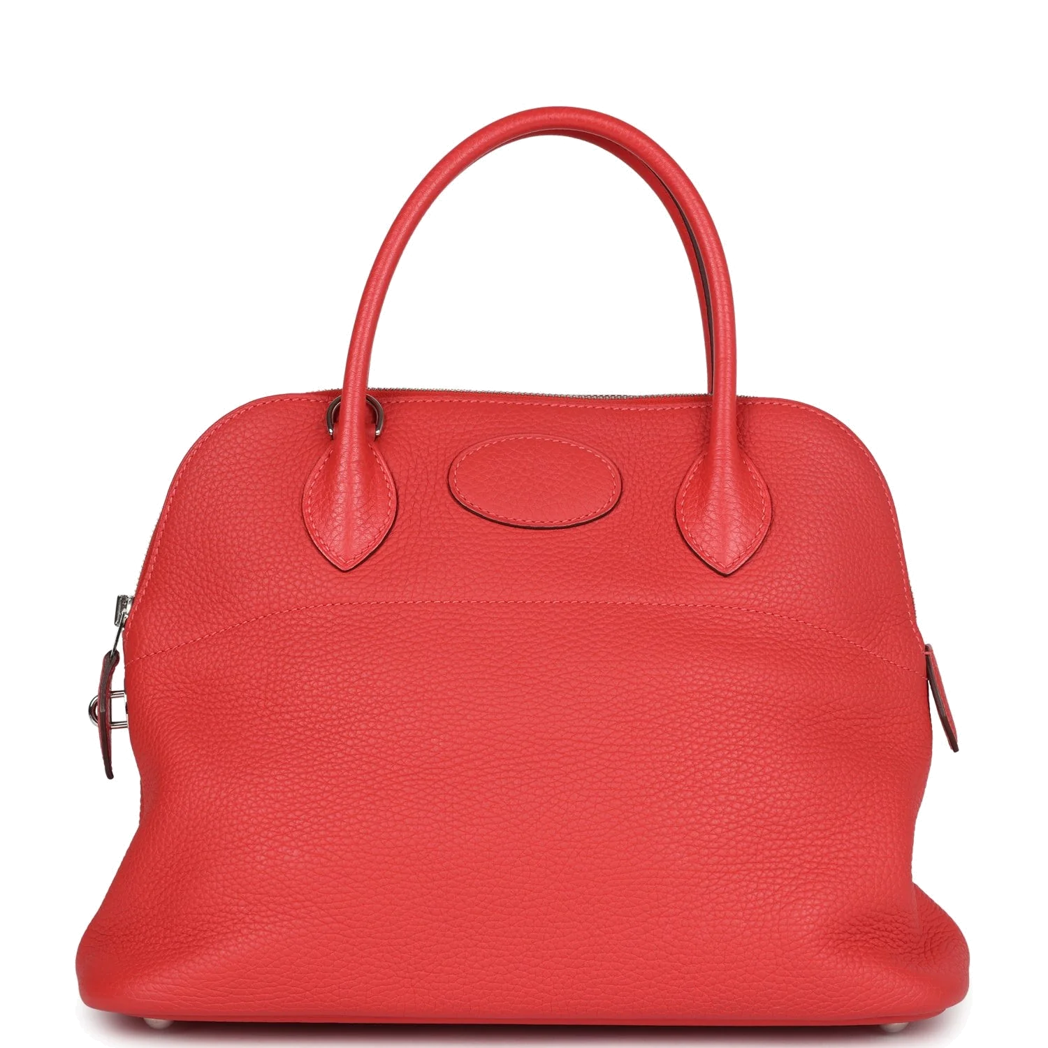 Hermes Bolide 31 Rouge Pivoine Clemence Palladium Hardware — фото 5