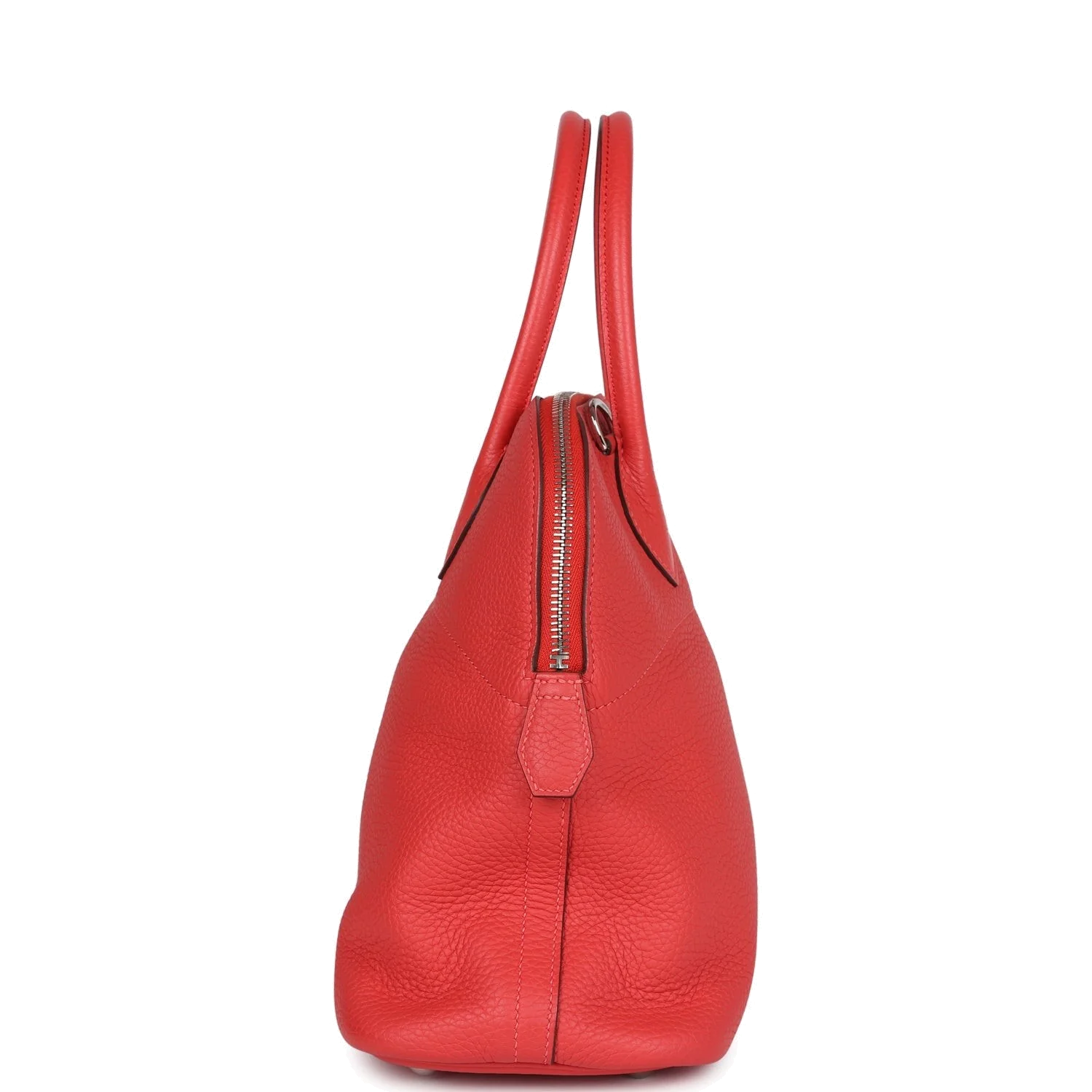 Hermes Bolide 31 Rouge Pivoine Clemence Palladium Hardware — фото 7