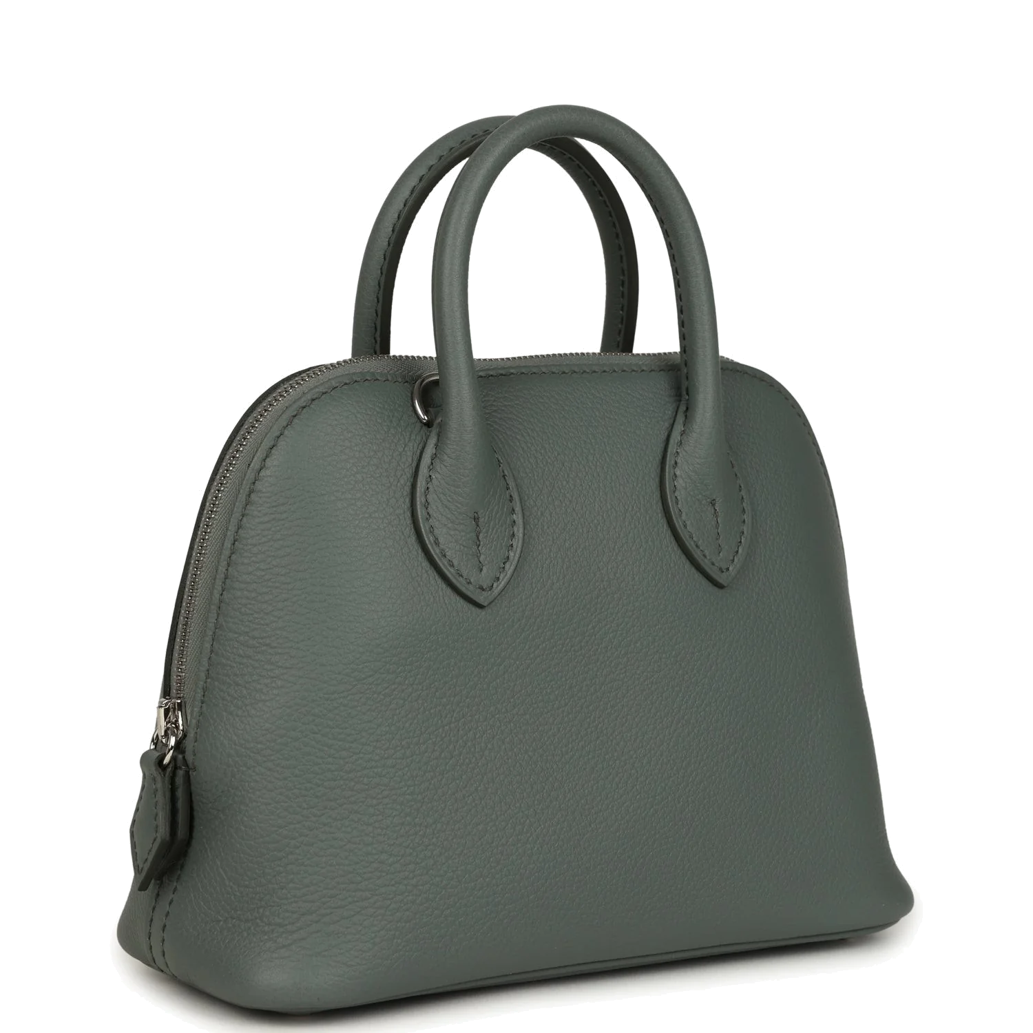 Hermes 1923 Bolide Mini Vert Amande Evercolor Palladium Hardware — фото 3