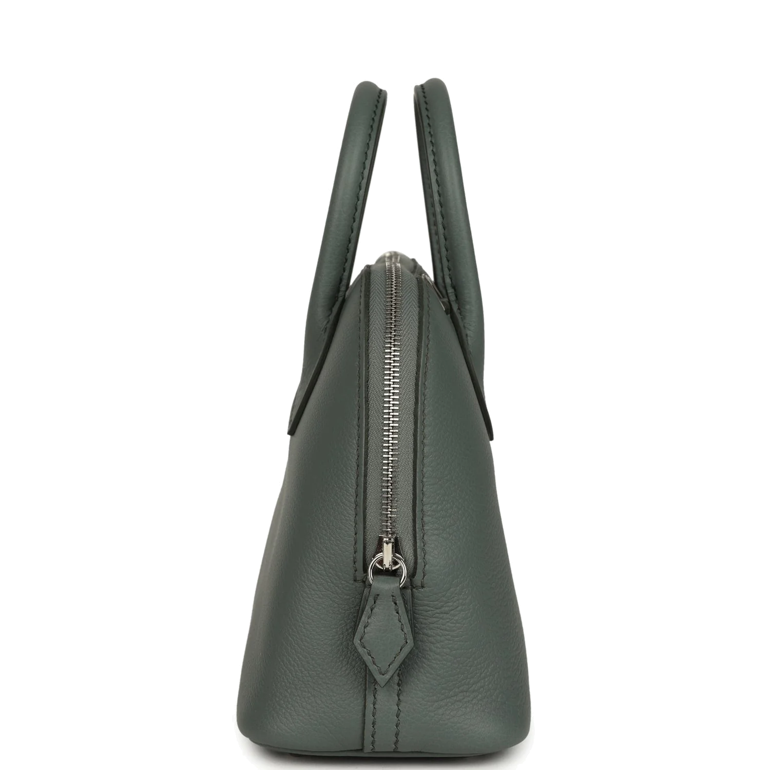 Hermes 1923 Bolide Mini Vert Amande Evercolor Palladium Hardware — фото 4