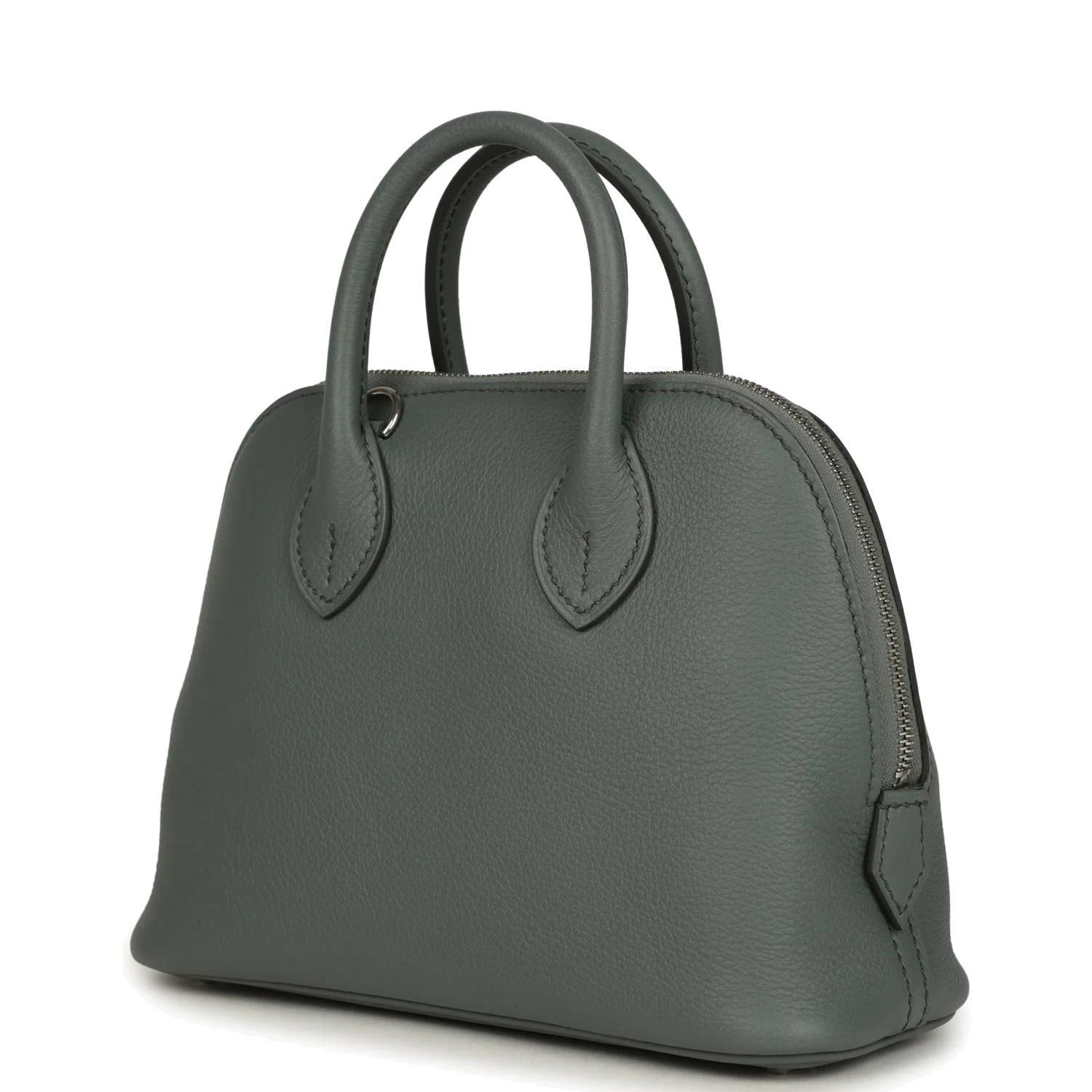 Hermes 1923 Bolide Mini Vert Amande Evercolor Palladium Hardware — фото 6