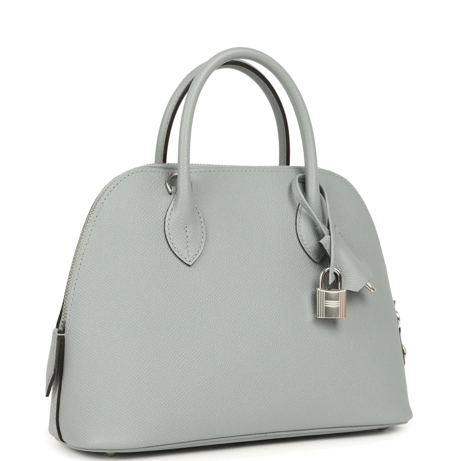 Hermes 1923 Bolide 25 Gris Pantin Epsom Palladium Hardware — фото 3