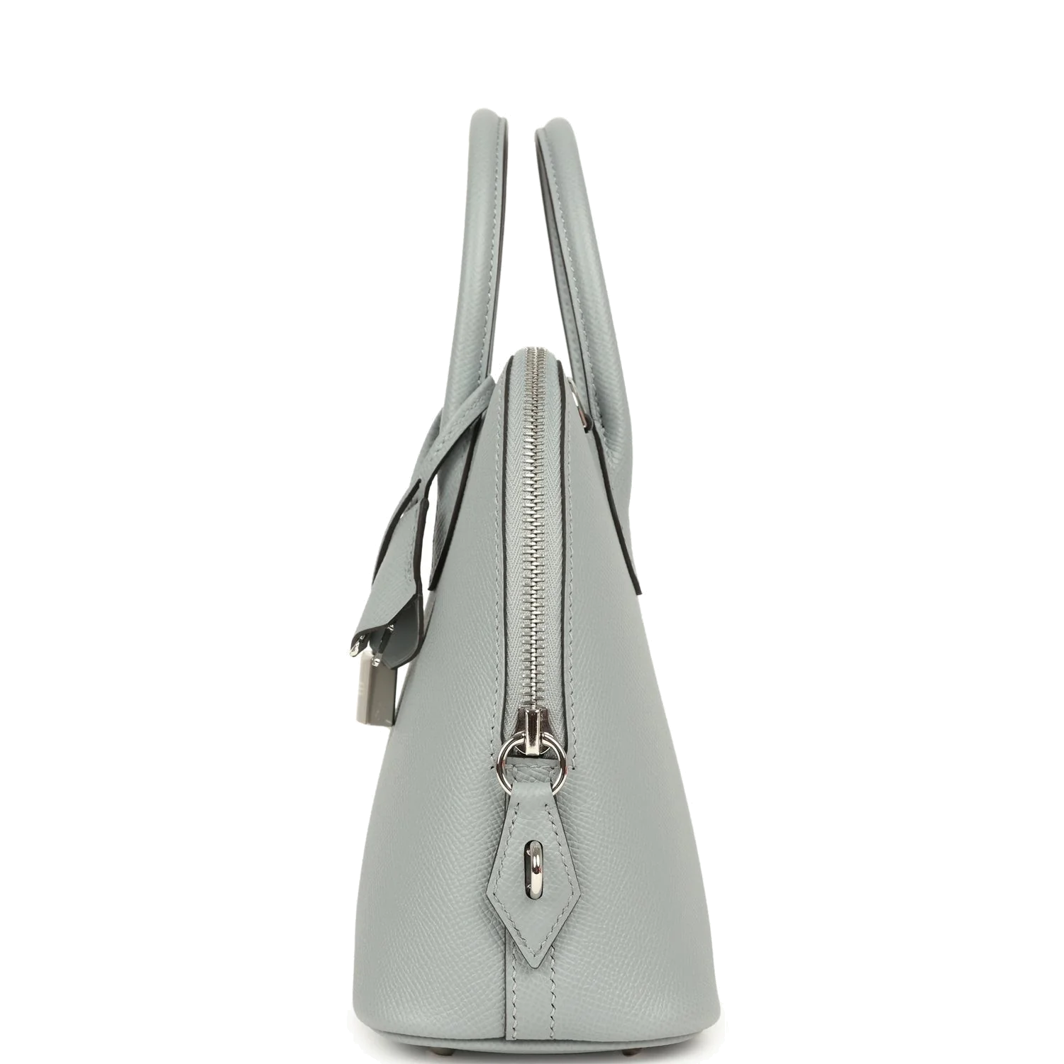 Hermes 1923 Bolide 25 Gris Pantin Epsom Palladium Hardware — фото 4