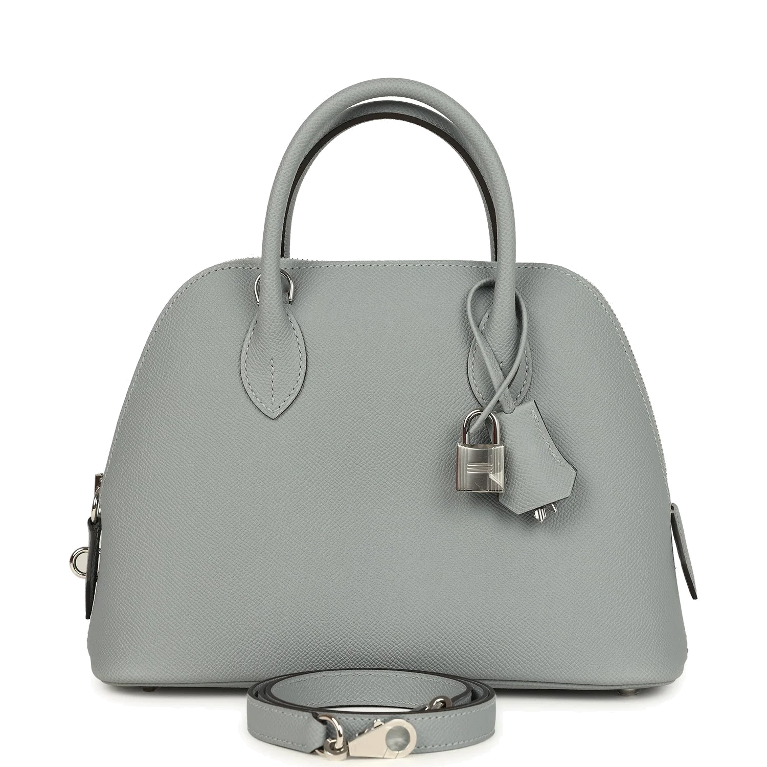 Hermes 1923 Bolide 25 Gris Pantin Epsom Palladium Hardware