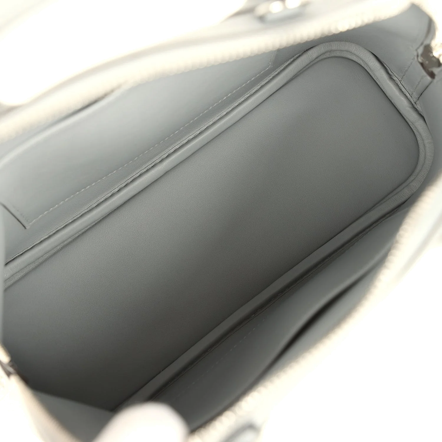 Hermes 1923 Bolide 25 Gris Pantin Epsom Palladium Hardware — фото 8