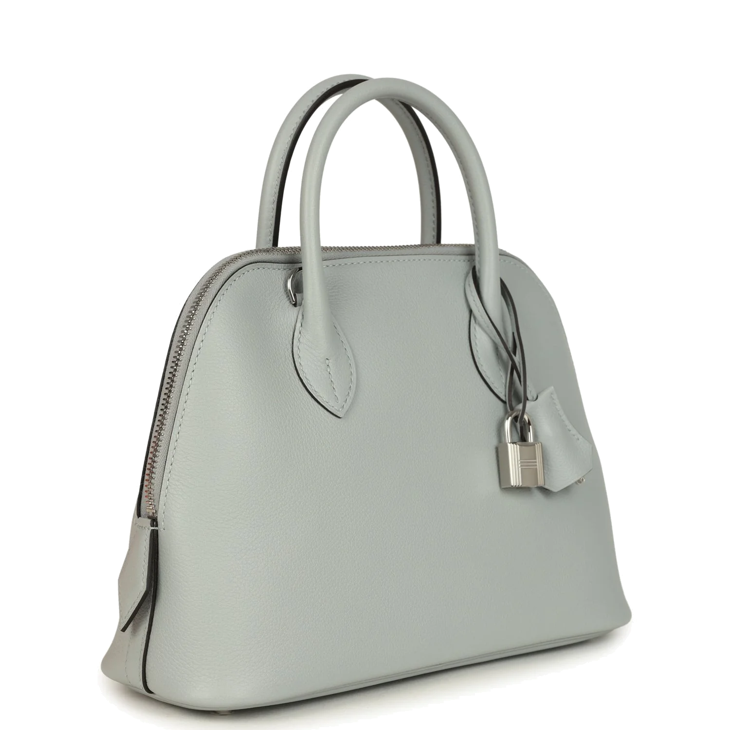 Hermes 1923 Bolide 25 Gris Platine Evercolor Palladium Hardware — фото 3