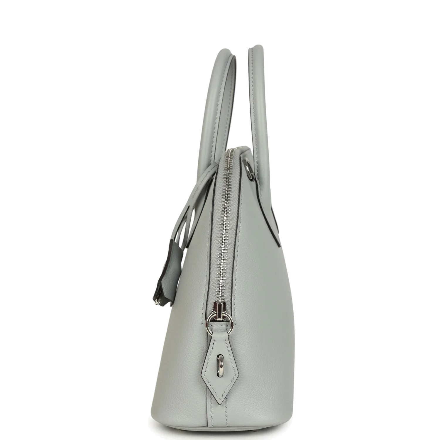 Hermes 1923 Bolide 25 Gris Platine Evercolor Palladium Hardware — фото 4