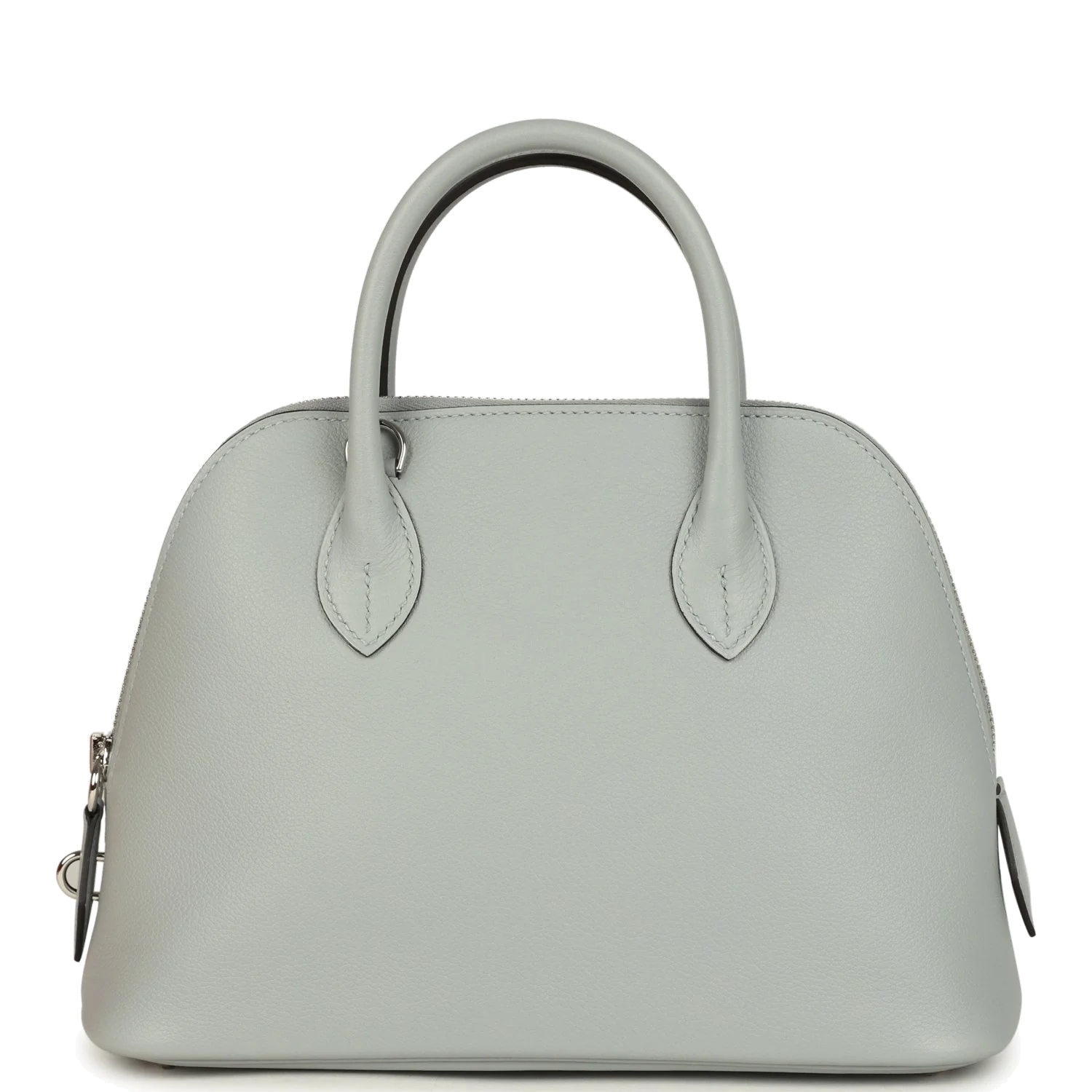 Hermes 1923 Bolide 25 Gris Platine Evercolor Palladium Hardware — фото 5