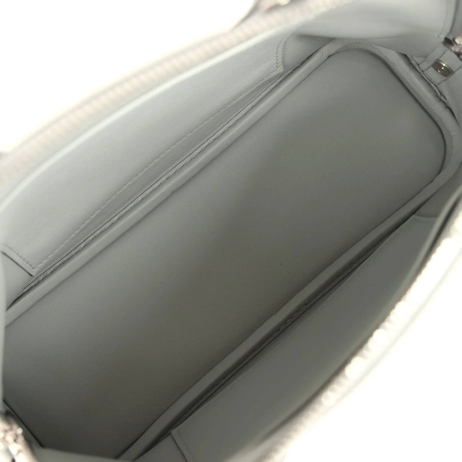 Hermes 1923 Bolide 25 Gris Platine Evercolor Palladium Hardware — фото 8