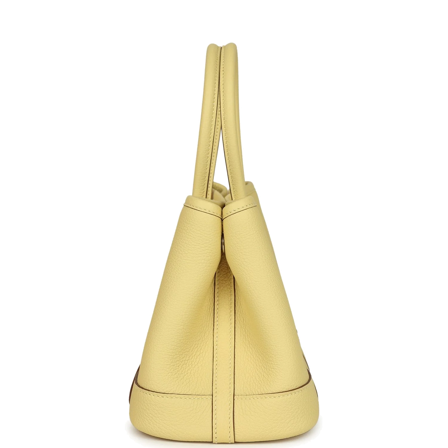 Hermes Garden Party Neo 23 Jaune Poussin Togo Palladium Hardware — фото 4