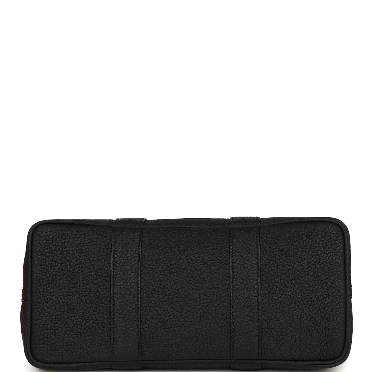 Hermes Garden Party 30 Trench Toile Officier Canvas and Black Negonda Palladium Hardware — фото 7