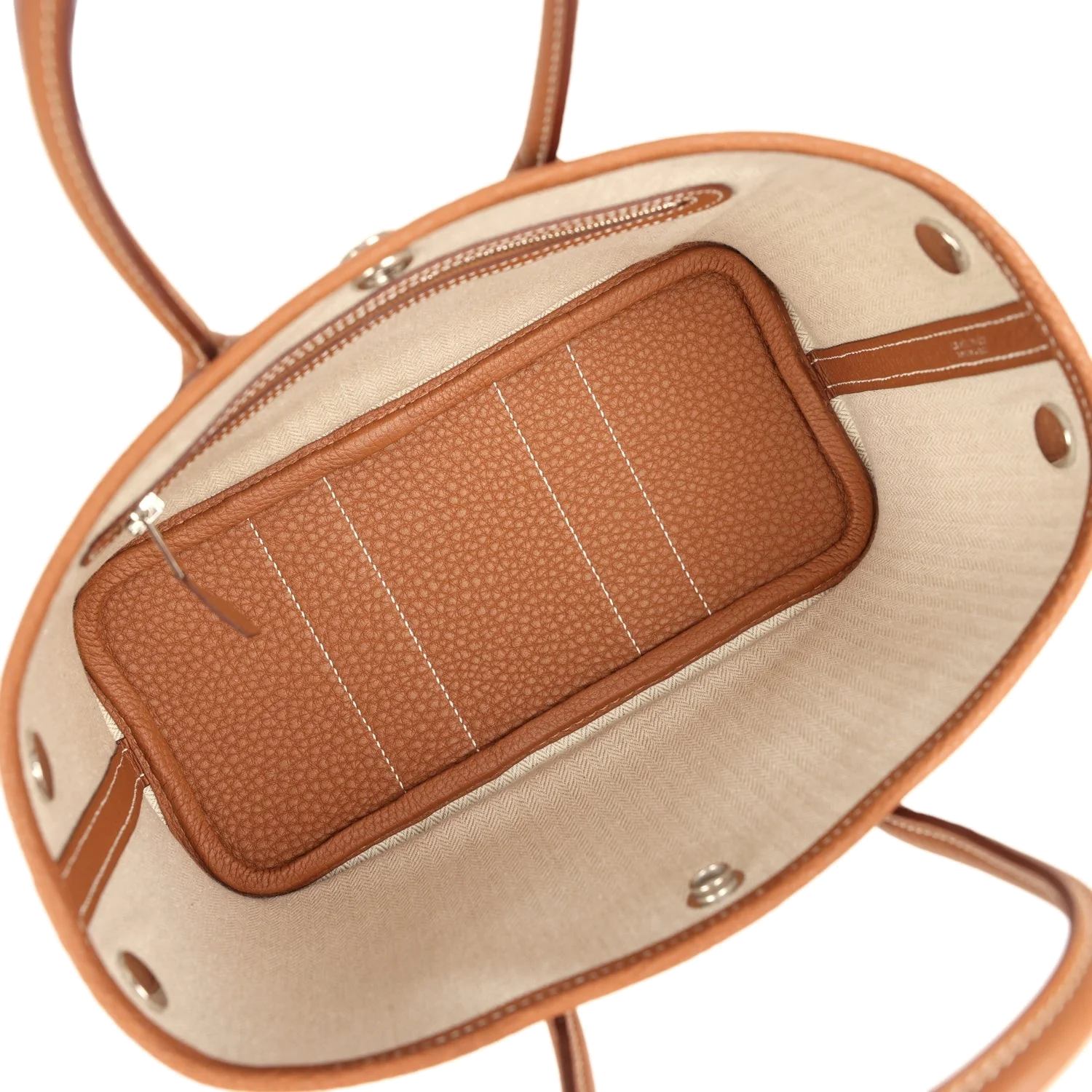 Hermes Garden Party Neo 23 Gold Negonda Palladium Hardware — фото 8