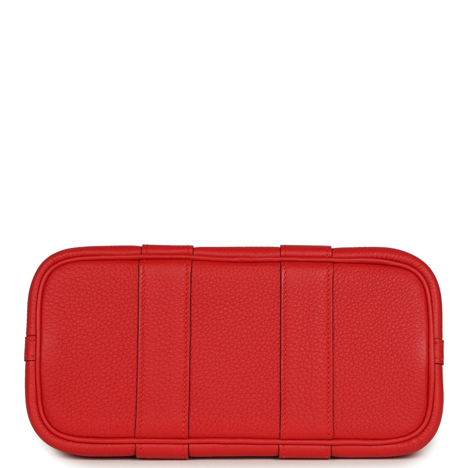 Hermes Garden Party Neo 23 Rouge Radieux Togo Palladium Hardware — фото 7