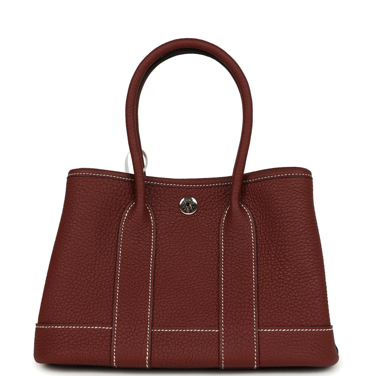 Hermes Garden Party Neo 23 Rouge H Negonda Palladium Hardware