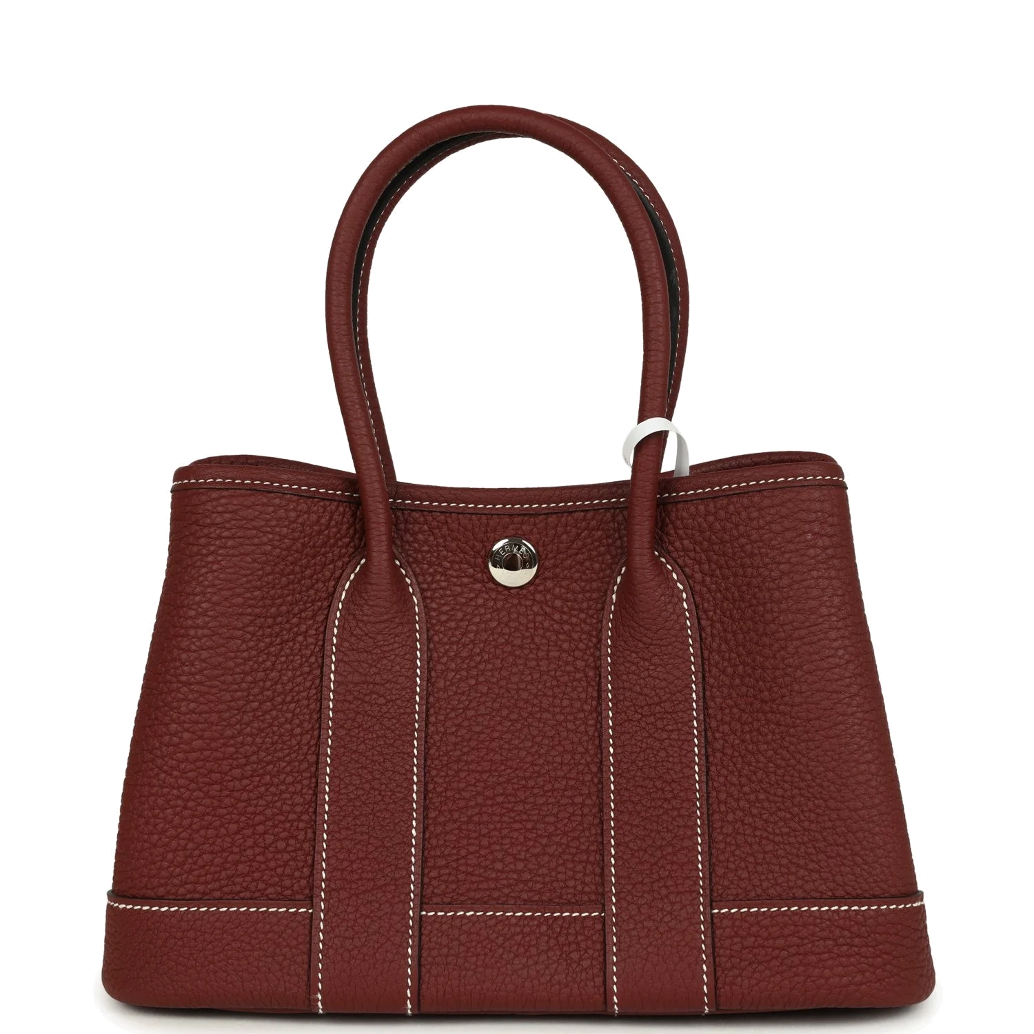 Hermes Garden Party Neo 23 Rouge H Negonda Palladium Hardware — фото 5