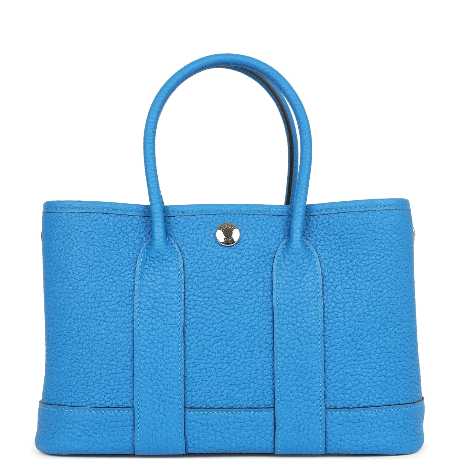 Hermes Garden Party Neo 23 Bleu Hydra Negonda Palladium Hardware — фото 5