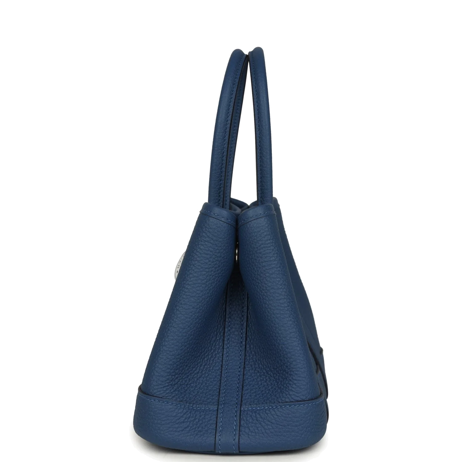 Hermes Garden Party Neo 23 Bleu Tie Togo Palladium Hardware — фото 4