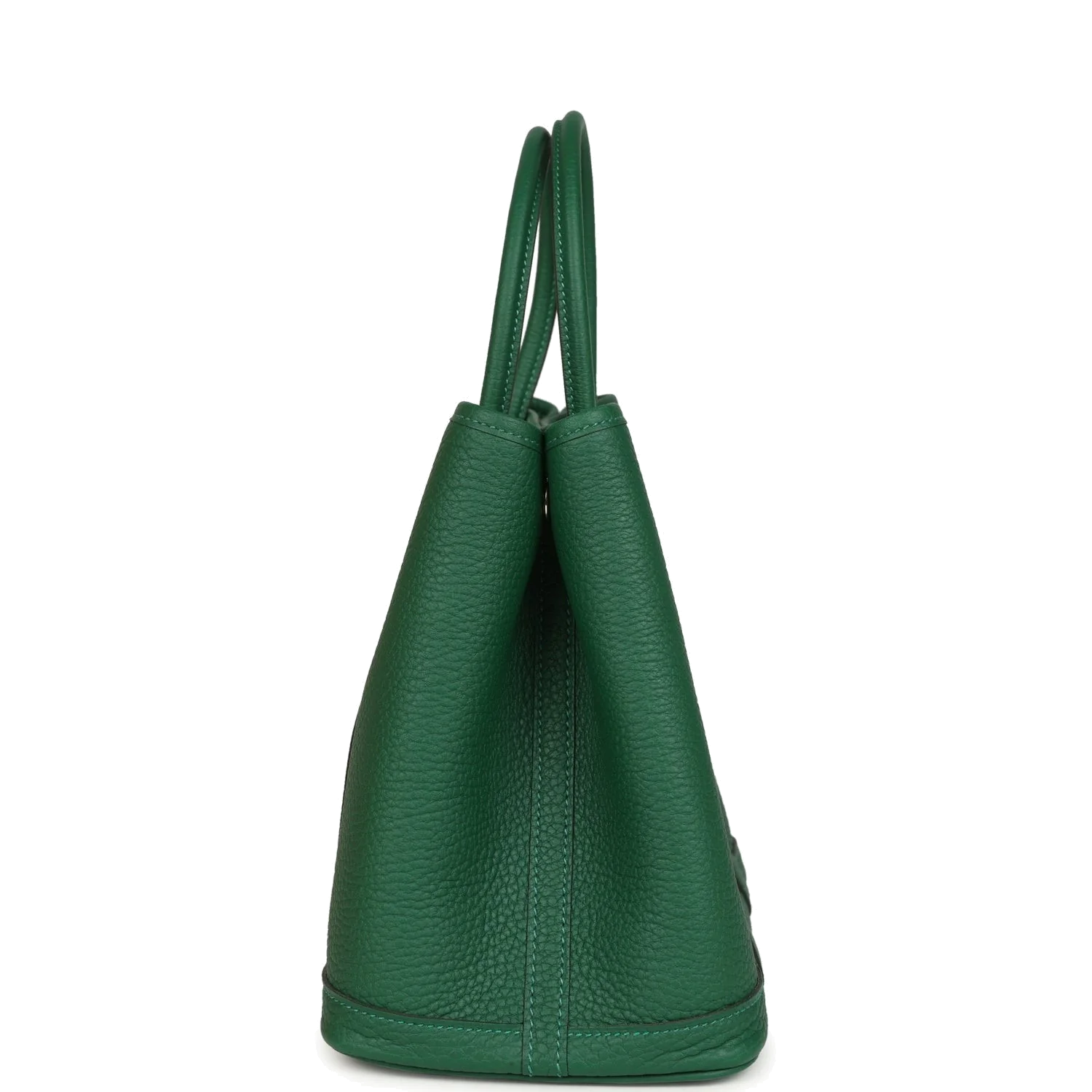 Hermes Garden Party 30 Vert Moyen Negonda Palladium Hardware — фото 4