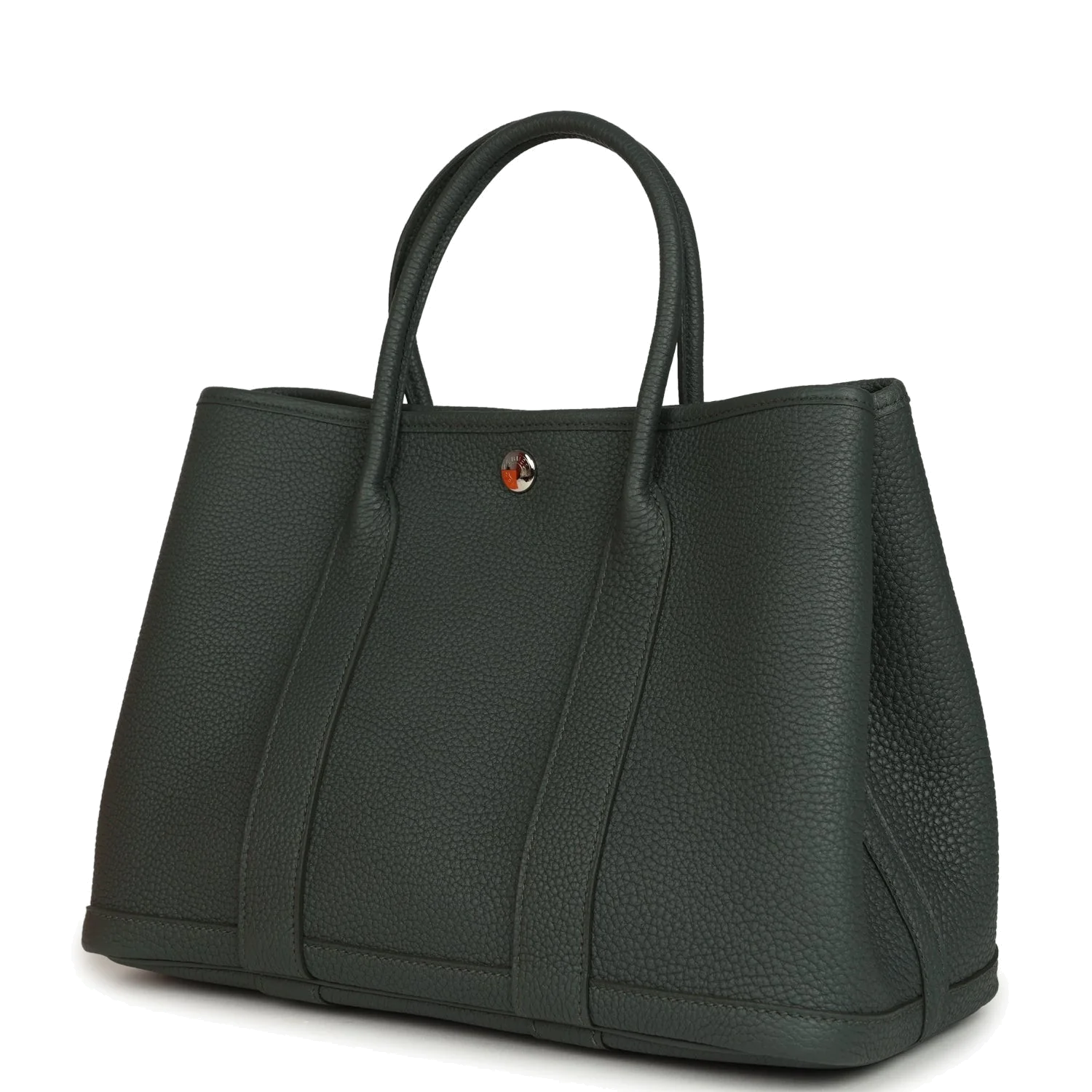 Hermes Garden Party 30 Vert Mangrove Negonda Palladium Hardware — фото 6