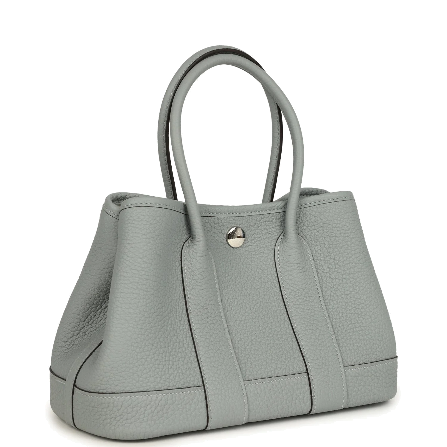 Hermes Garden Party Neo 23 Gris Pantin Negonda Palladium Hardware — фото 3