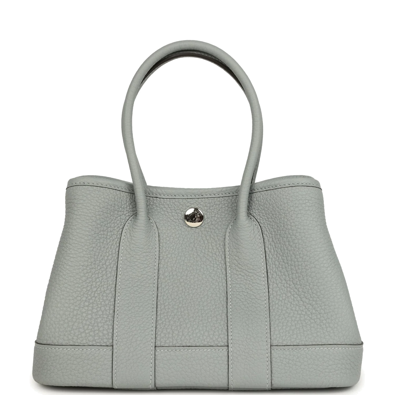 Hermes Garden Party Neo 23 Gris Pantin Negonda Palladium Hardware — фото 5