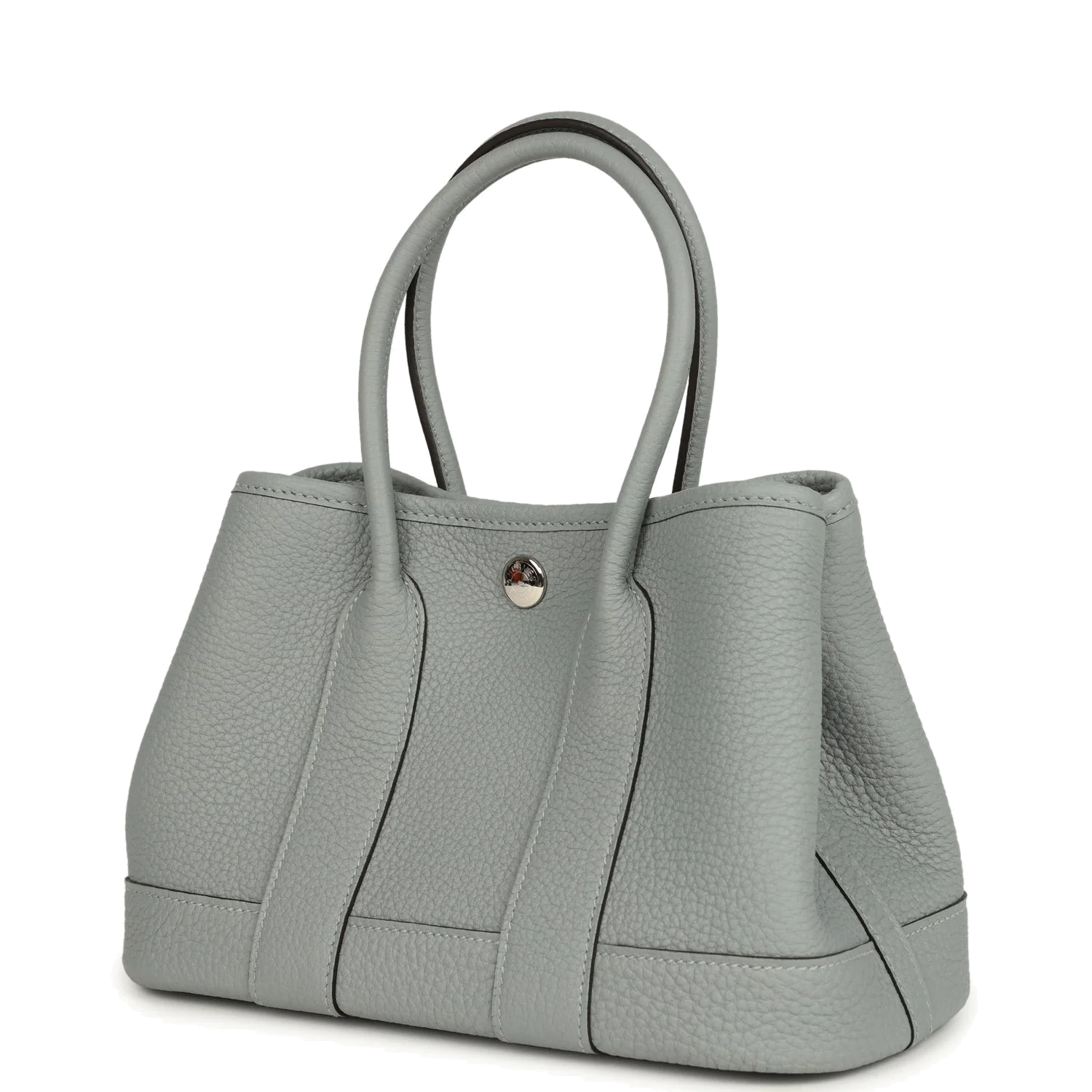 Hermes Garden Party Neo 23 Gris Pantin Negonda Palladium Hardware — фото 6
