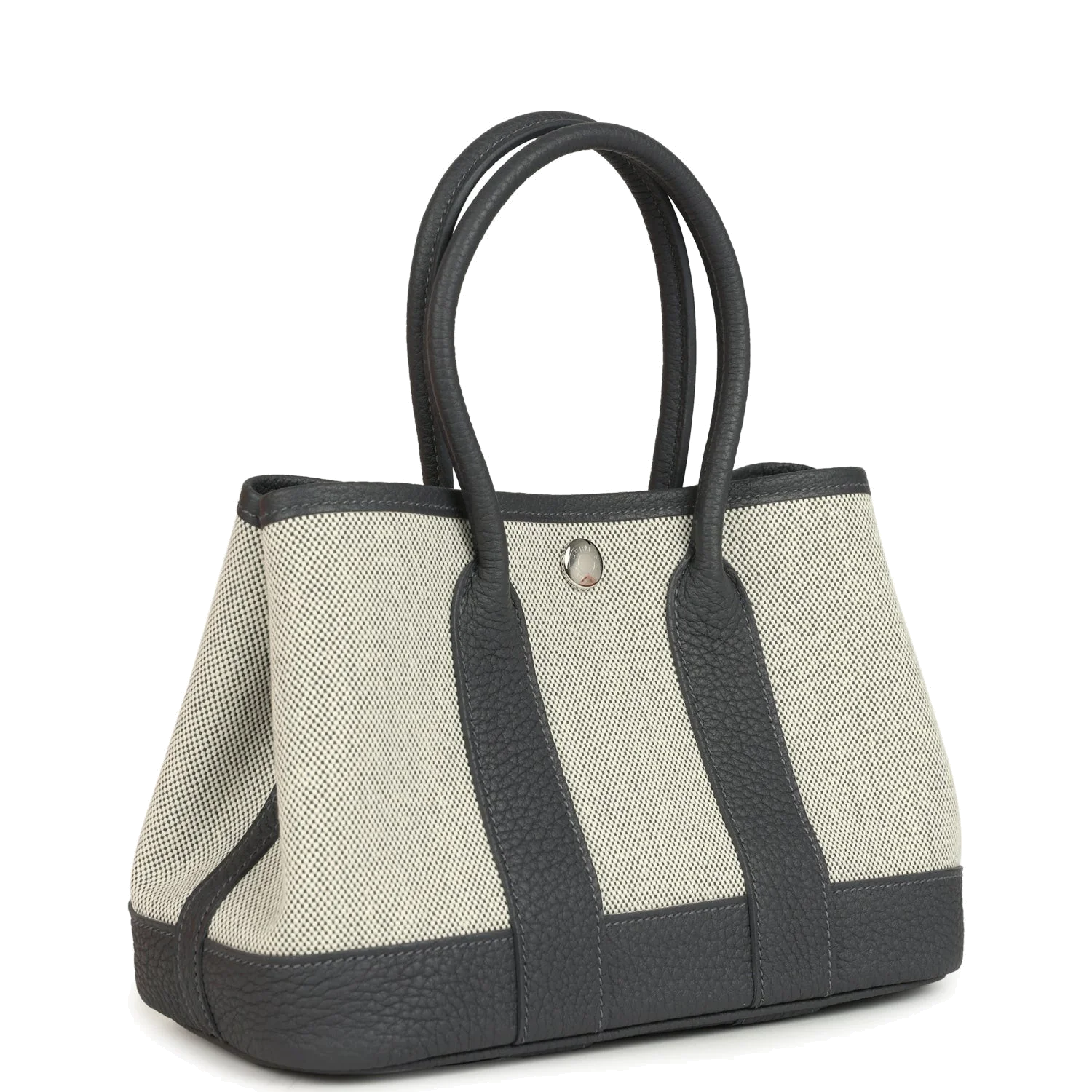 Hermes Garden Party Neo 23 Ardoise-Ecru Toile H Canvas and Ardoise Negonda Palladium Hardware — фото 3