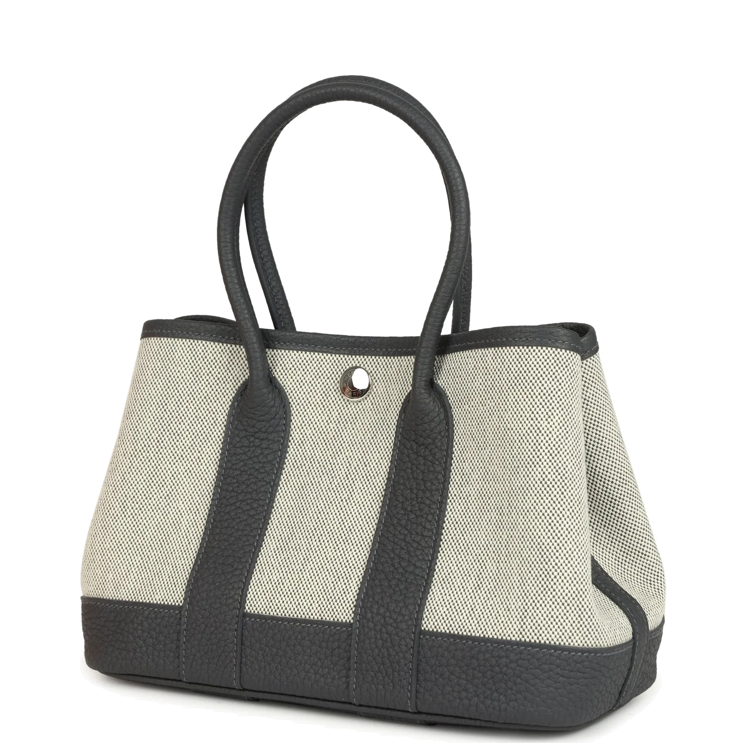 Hermes Garden Party Neo 23 Ardoise-Ecru Toile H Canvas and Ardoise Negonda Palladium Hardware — фото 4
