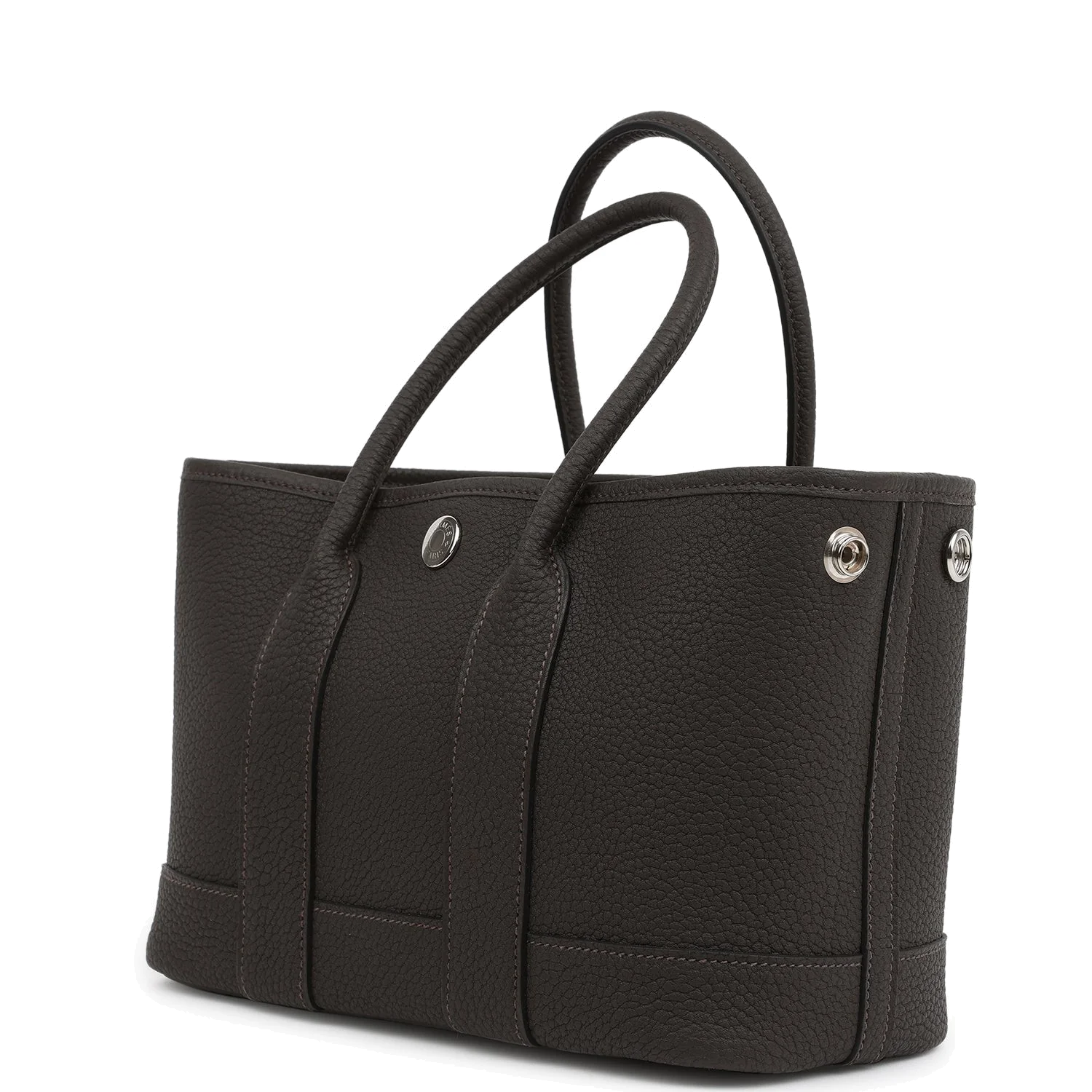Hermes Garden Party Neo 23 Ebene Negonda Palladium Hardware — фото 6