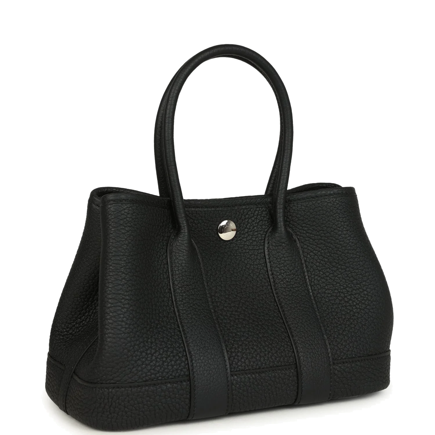 Hermes Garden Party Neo 23 Black Negonda Palladium Hardware — фото 3