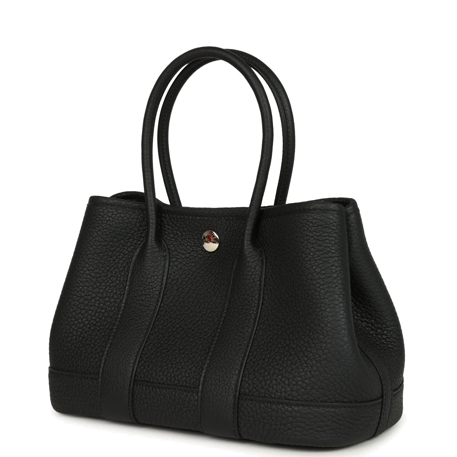 Hermes Garden Party Neo 23 Black Negonda Palladium Hardware — фото 4