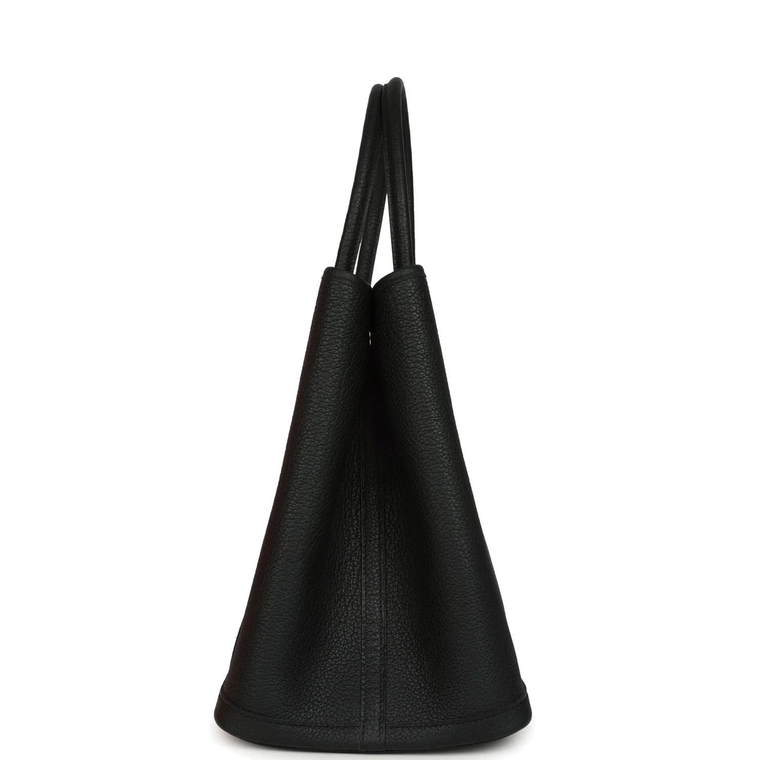 Hermes Garden Party 36 Black Negonda Palladium Hardware — фото 4