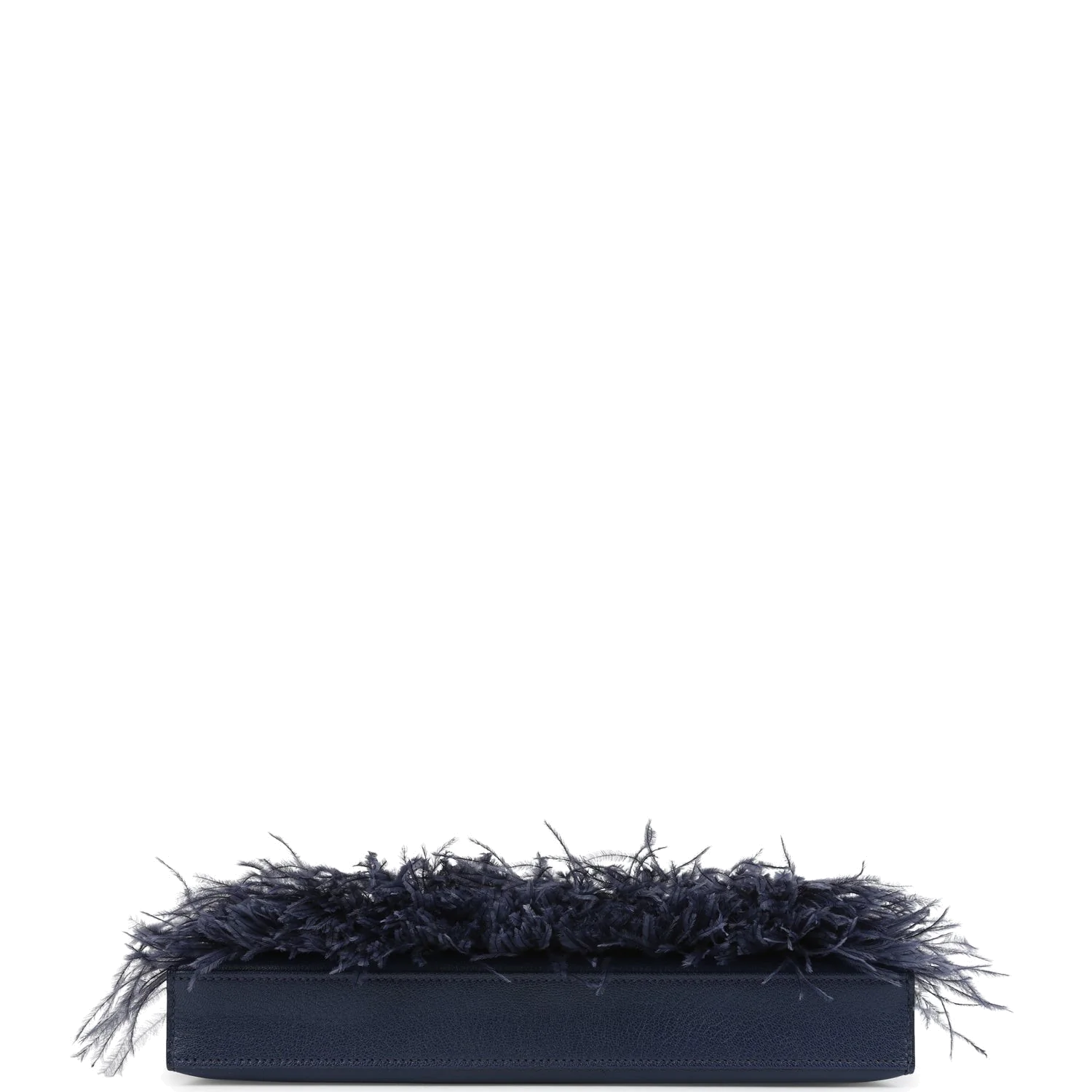 Hermes Kelly Elan Foile Bleu Saphir Chevre Chamkila and Ostrich Feathers Palladium Hardware — фото 7