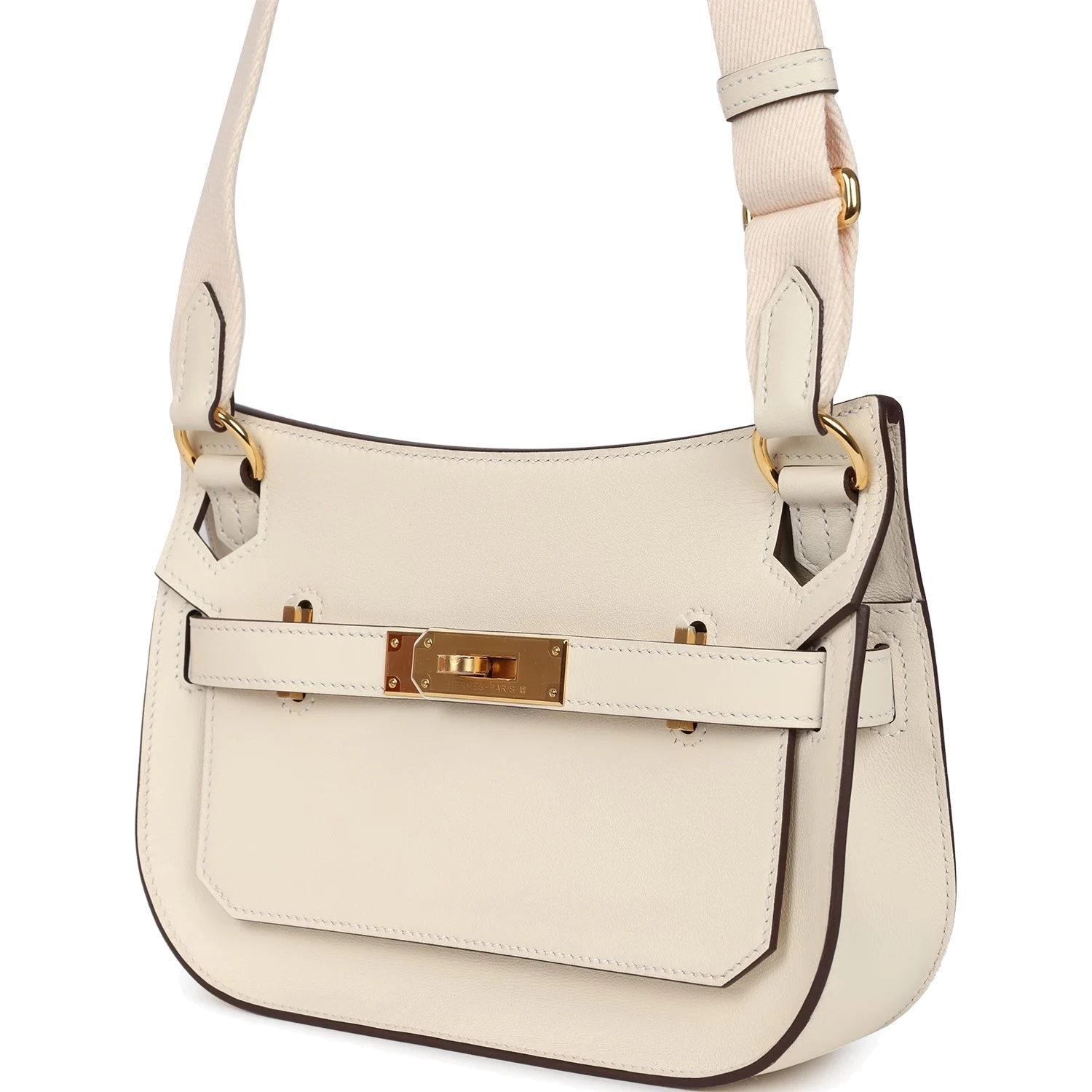 Hermes Mini Jypsiere Nata Swift Gold Hardware — фото 6