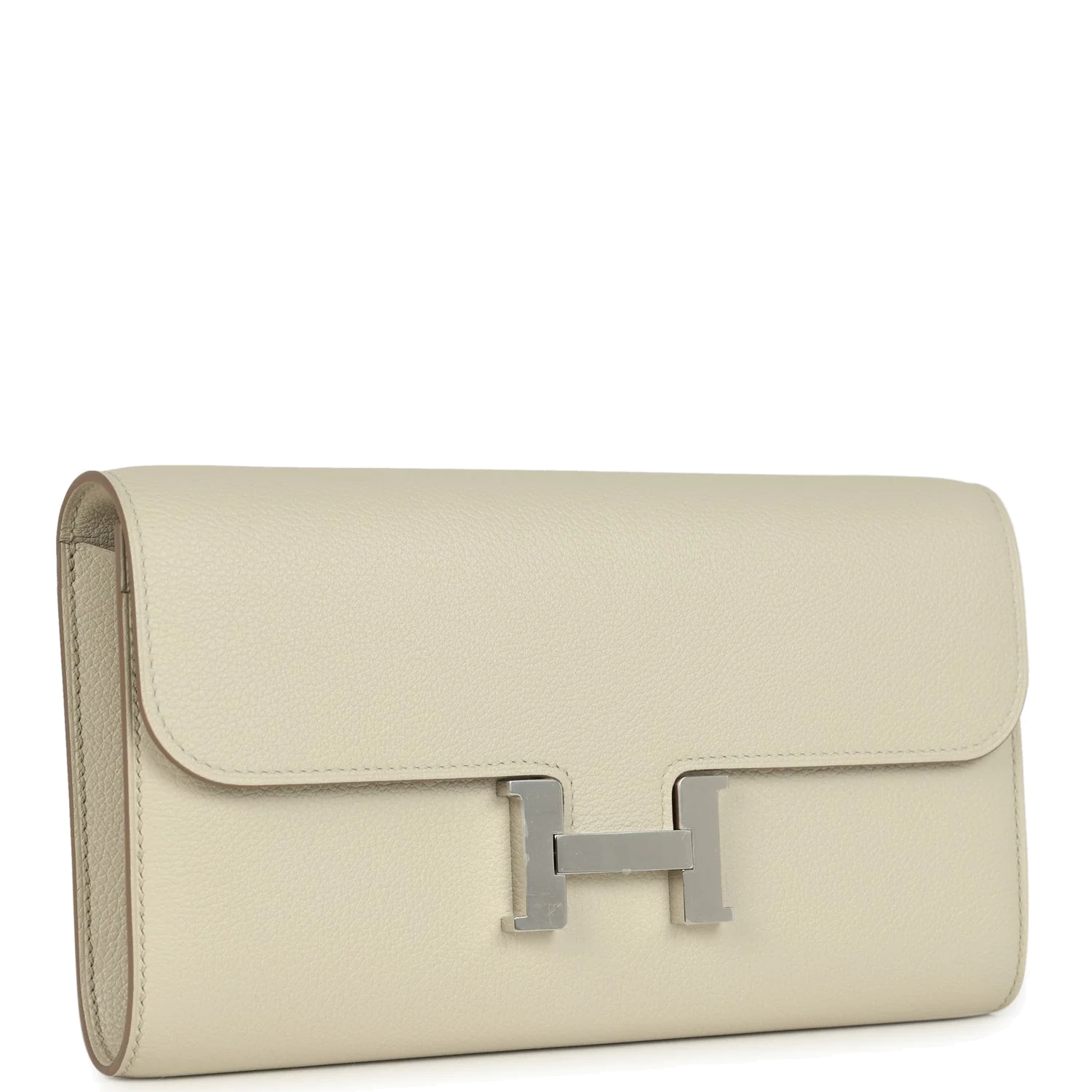 Hermes Constance To Go Wallet Beton Evercolor Palladium Hardware — фото 3