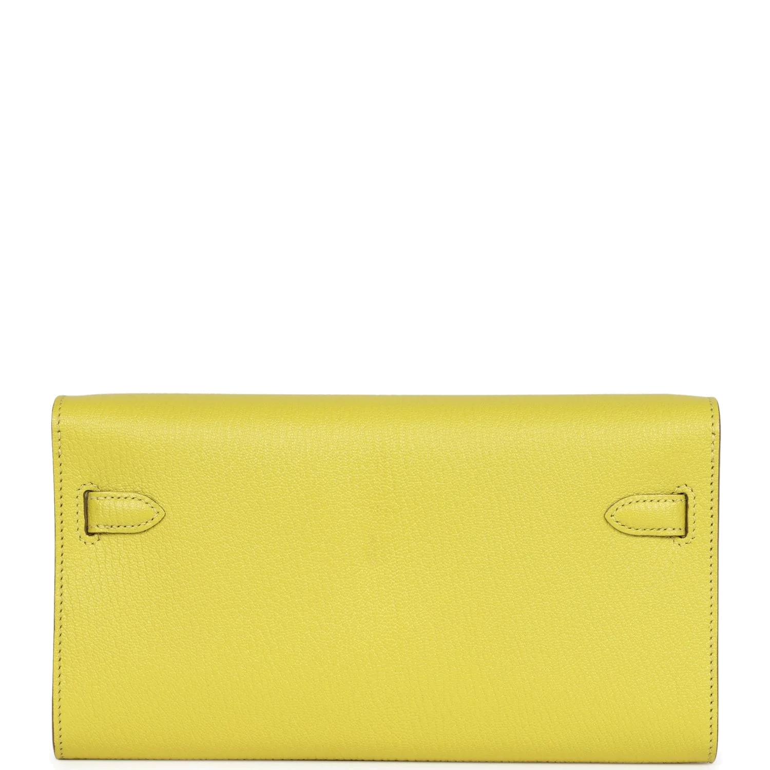 Hermes Kelly Wallet To Go Lime Chevre Mysore Gold Hardware — фото 5