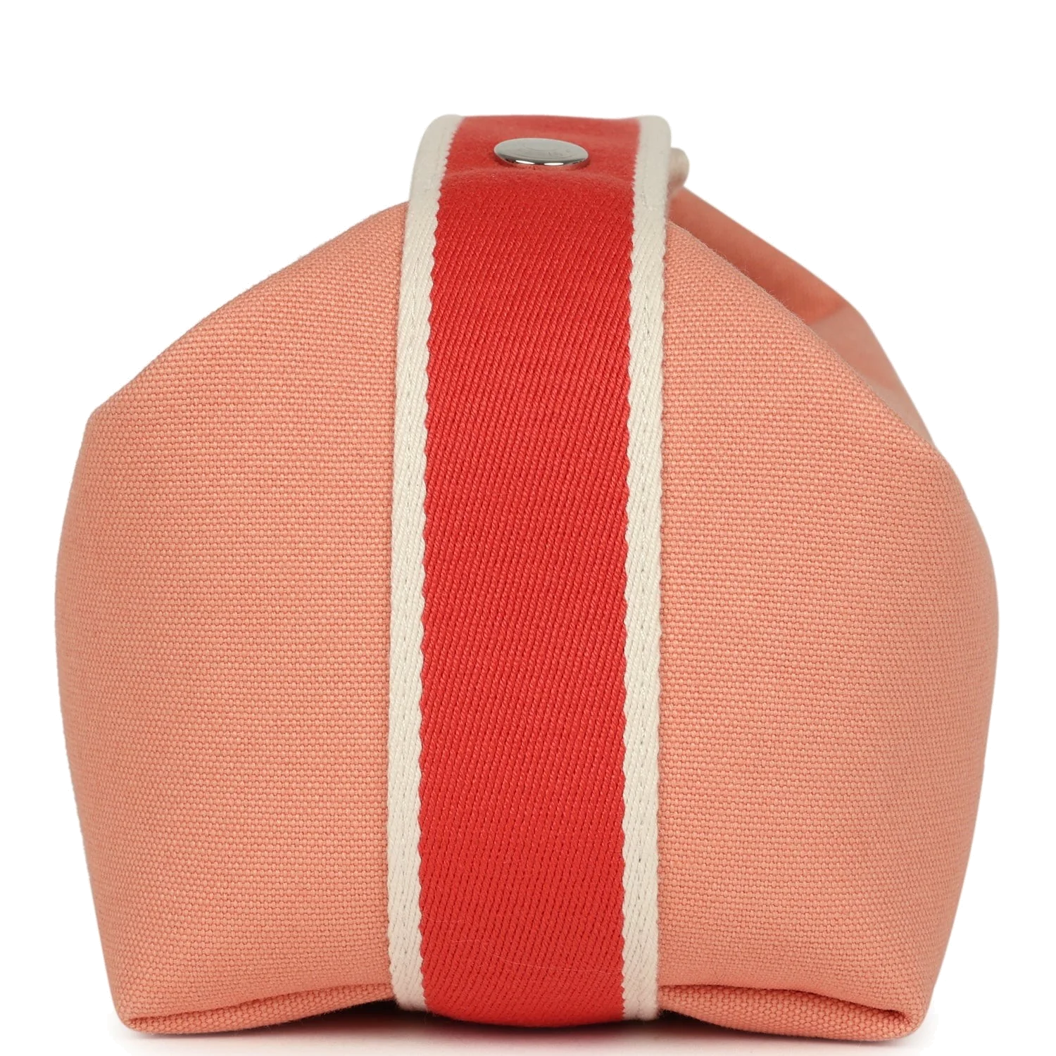 Hermes Bride A Brac Carre Case PM Goyave Canvas Palladium Hardware — фото 4