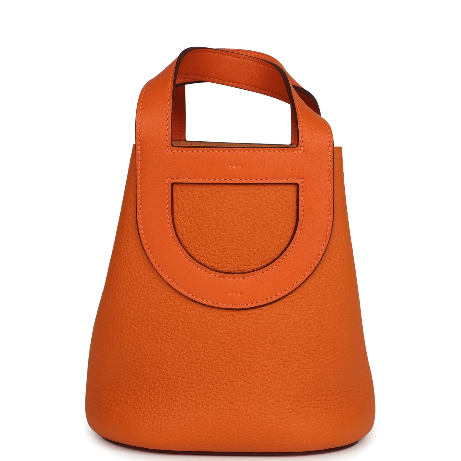 Hermes In-The-Loop 18 Orange Clemence and Swift Palladium Hardware — фото 1
