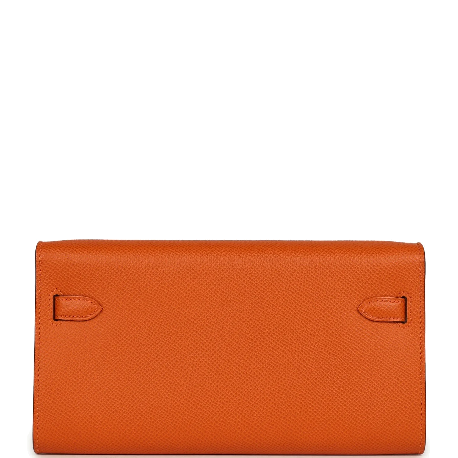 Hermes Kelly Wallet To Go Orange Epsom Palladium Hardware — фото 5
